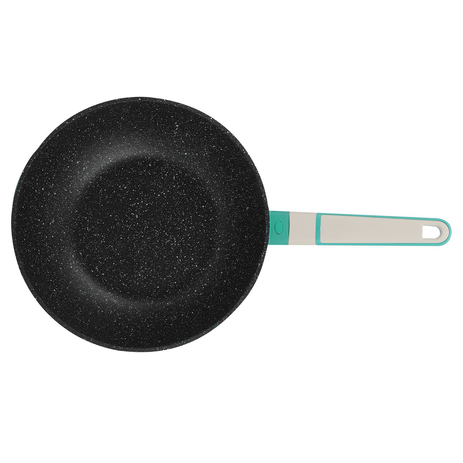 Frying Pan Aluminum Alloy Non Stick Steak Cooking Pan Kitchen Accessory 28cm Green view 7