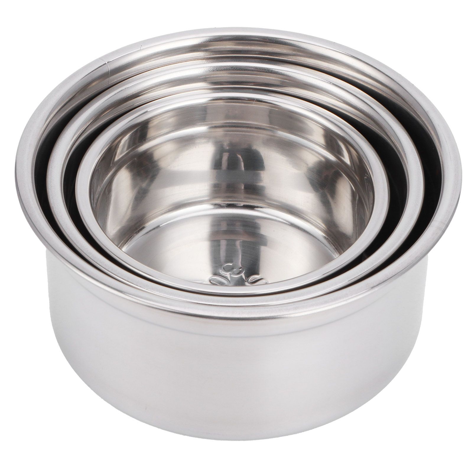 3Pcs/Set Fridge Storage Box 304 Stainless Steel Sealed Preservation Bowl Food view 6
