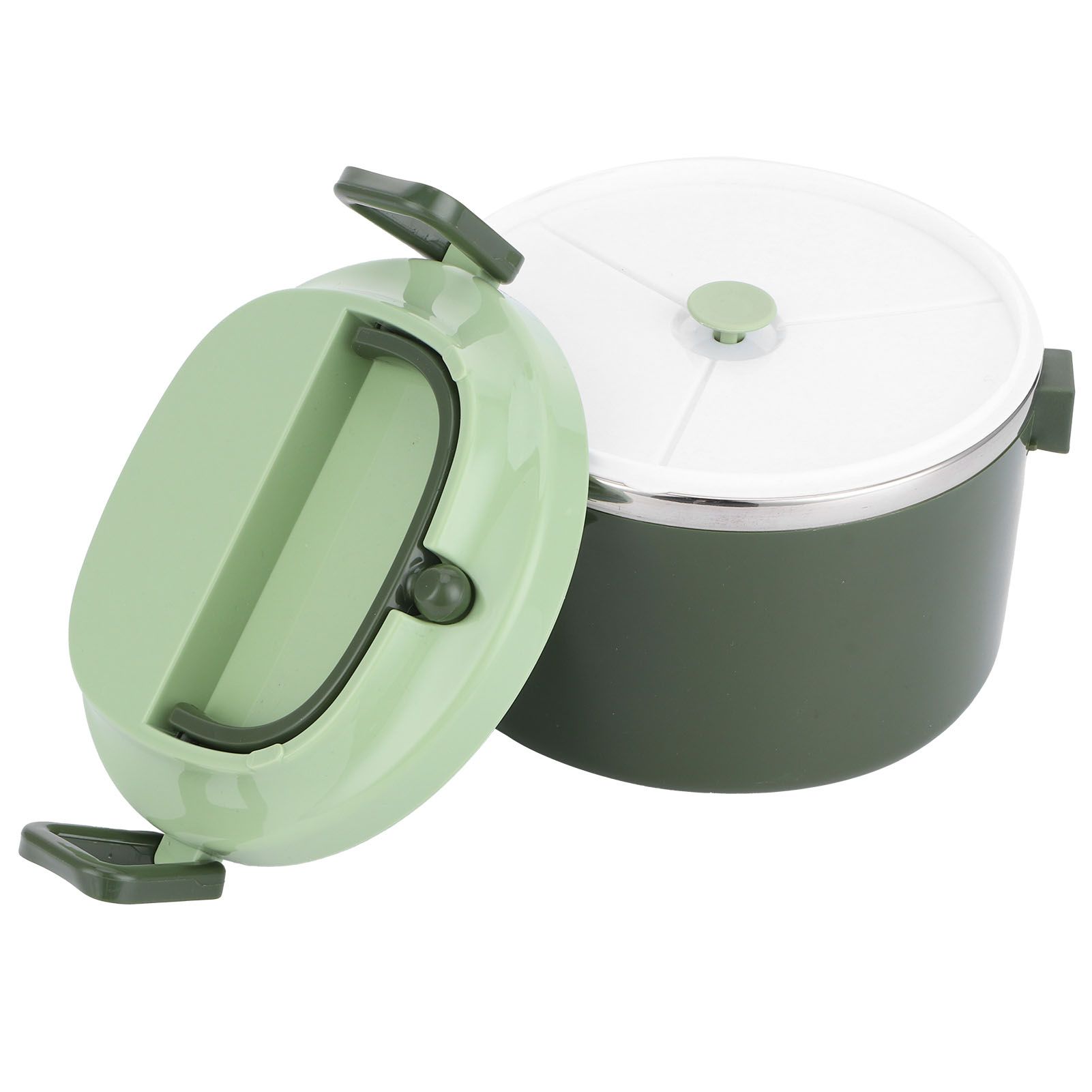 Insulated Lunch Box Stainless Steel Bento Box Portable Food Container Kitchen view 5