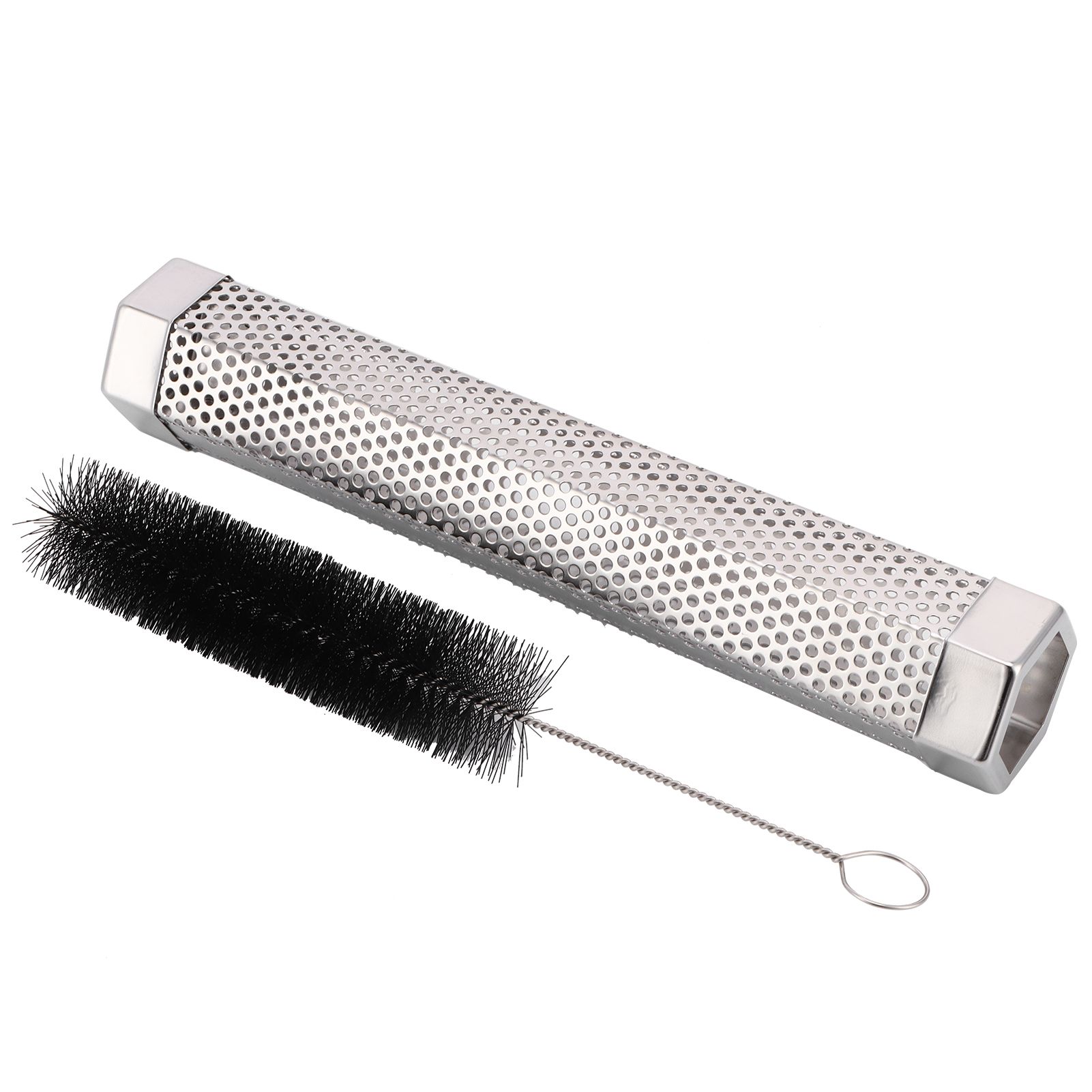 304 Stainless Steel Smoker Tube Portable Barbecue Grill Tools for Outdoor view 4