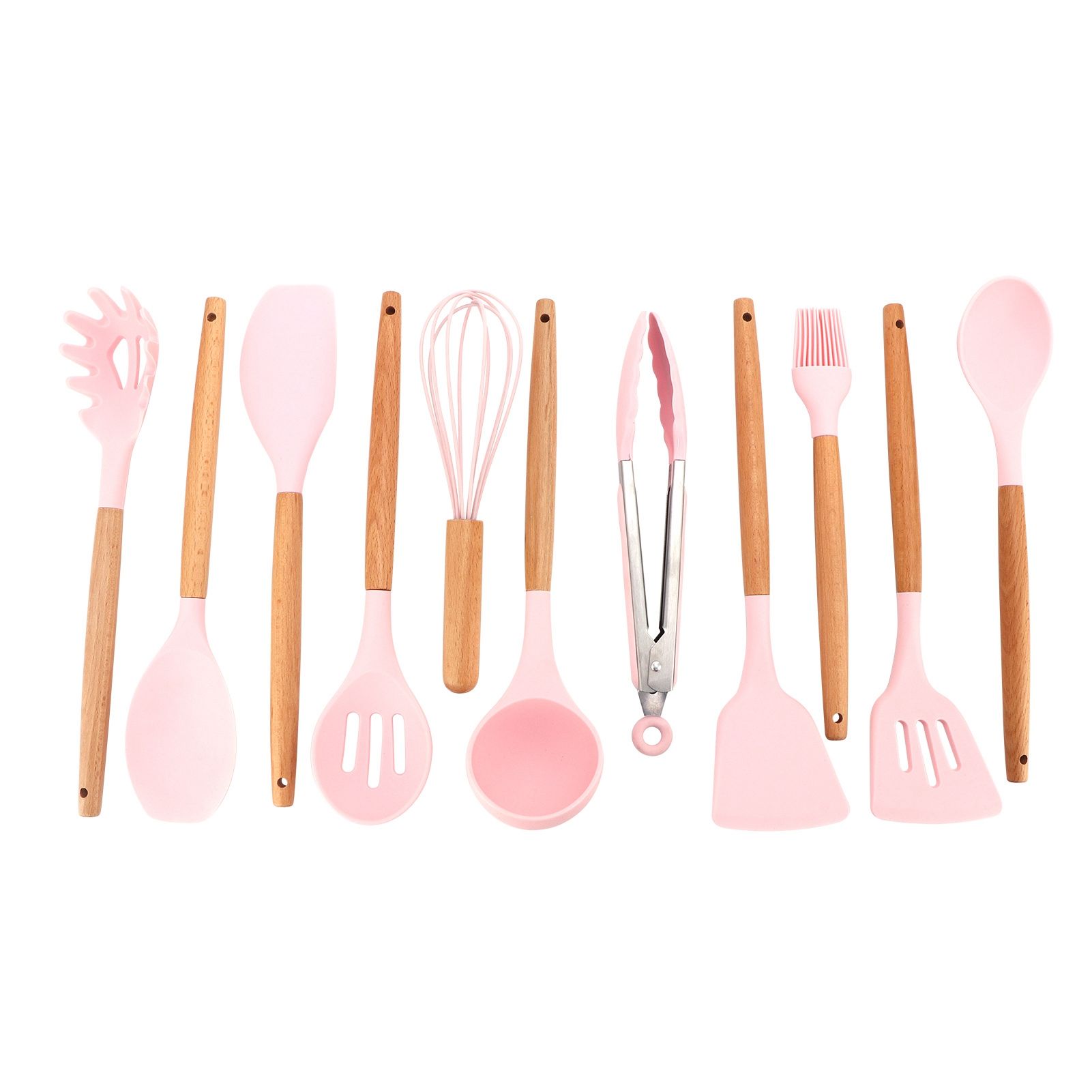 12PCS/Set Silicone Kitchen Cooking Utensils Baking Tool Heat Resistant Non view 3