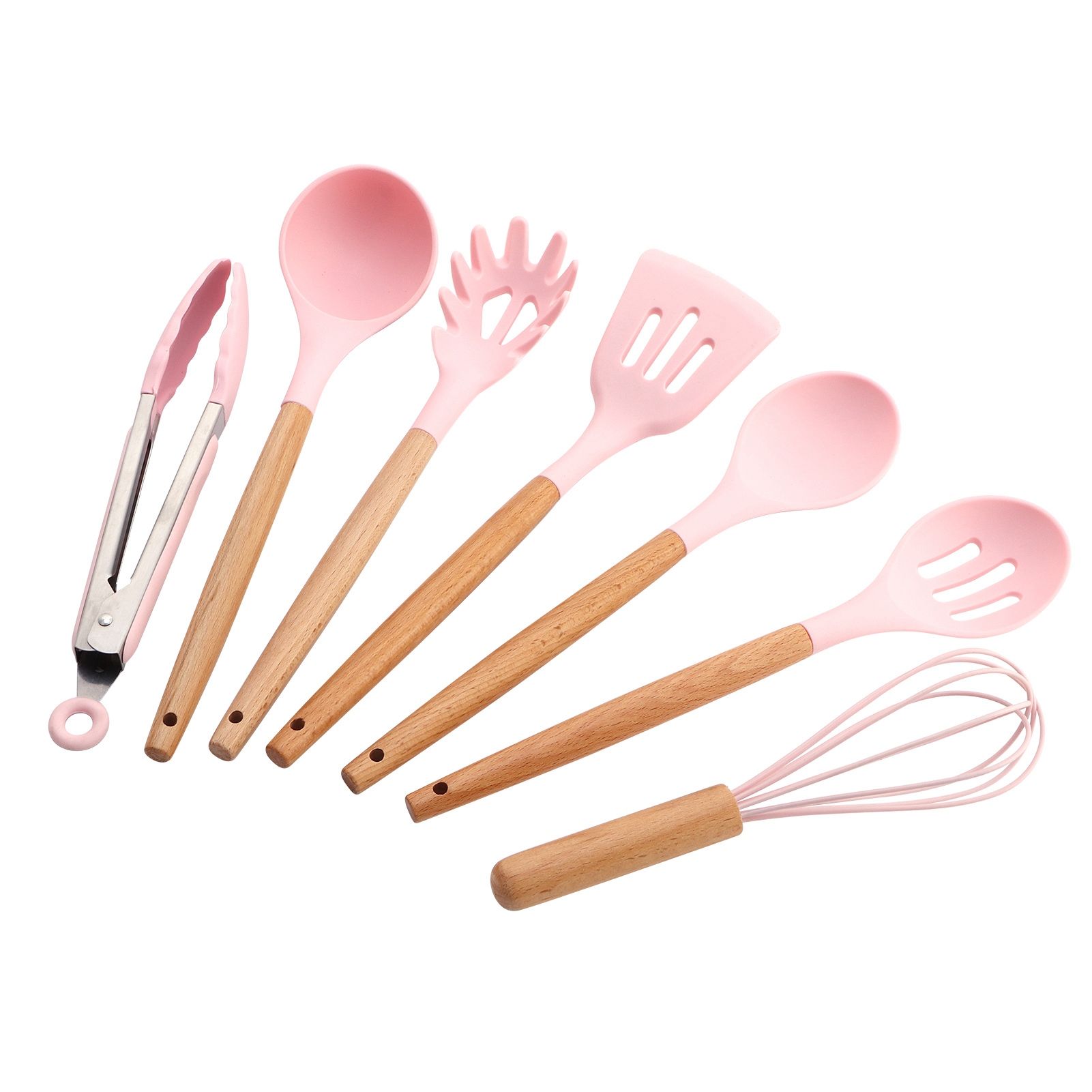 12PCS/Set Silicone Kitchen Cooking Utensils Baking Tool Heat Resistant Non view 4