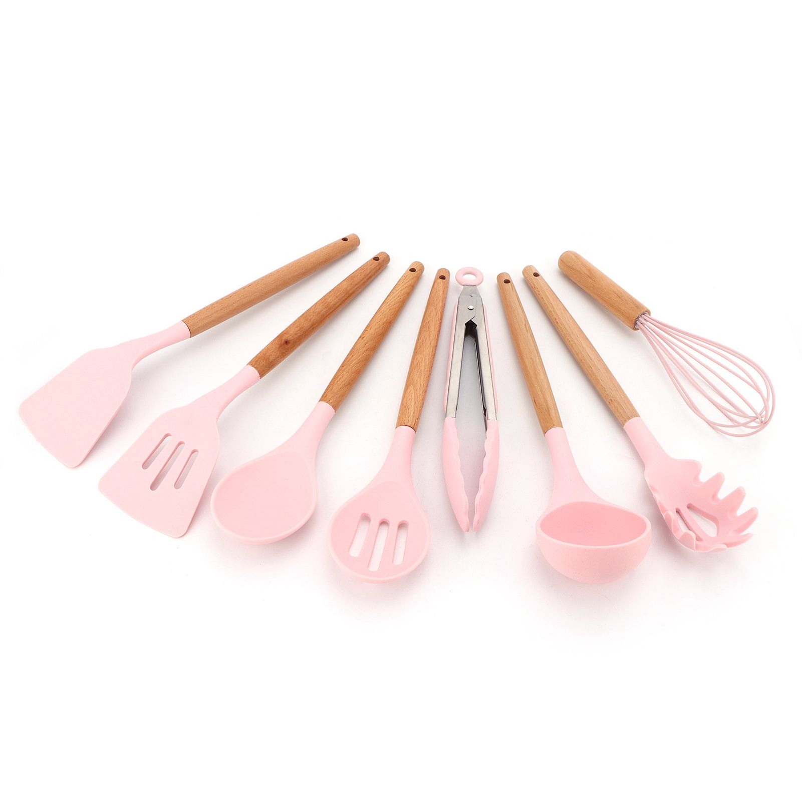 12PCS/Set Silicone Kitchen Cooking Utensils Baking Tool Heat Resistant Non view 5