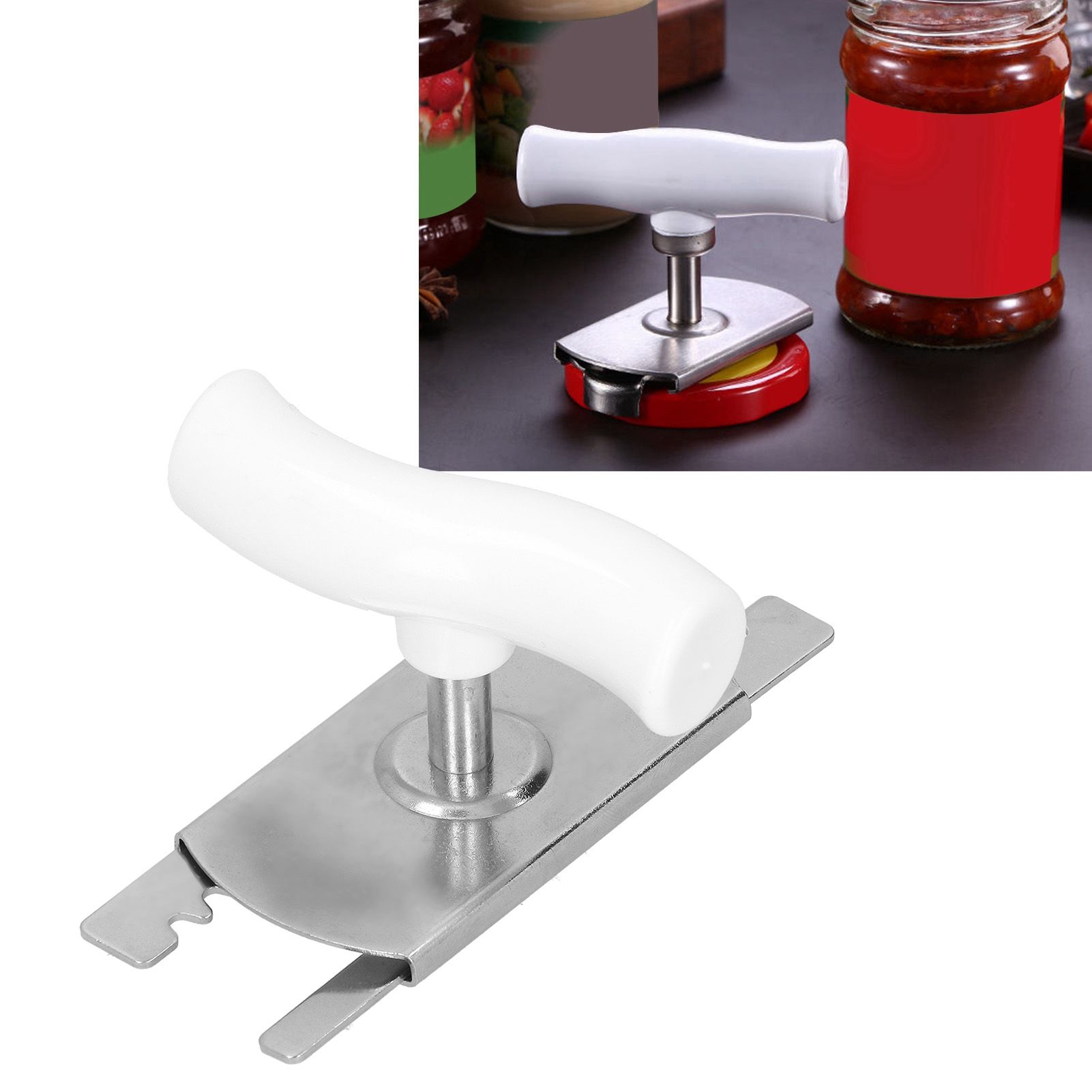 Bottle Opener Stainless Steel Adjustable Telescopic Manual Can Opener Kitchen view 10