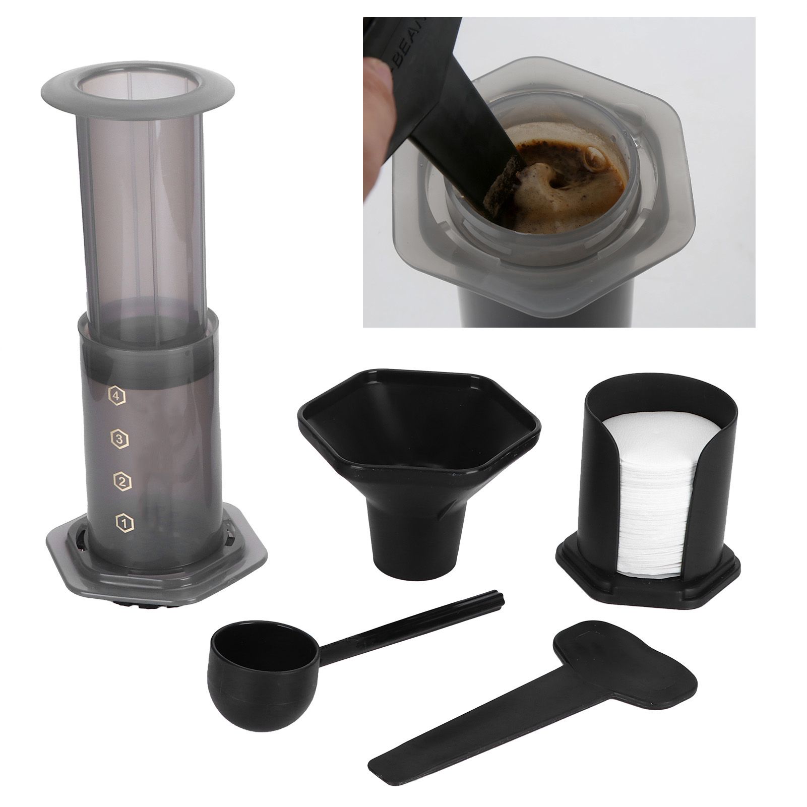 Coffee Press Portable Coffee Maker Household Press Drip Coffee Machine with view 9