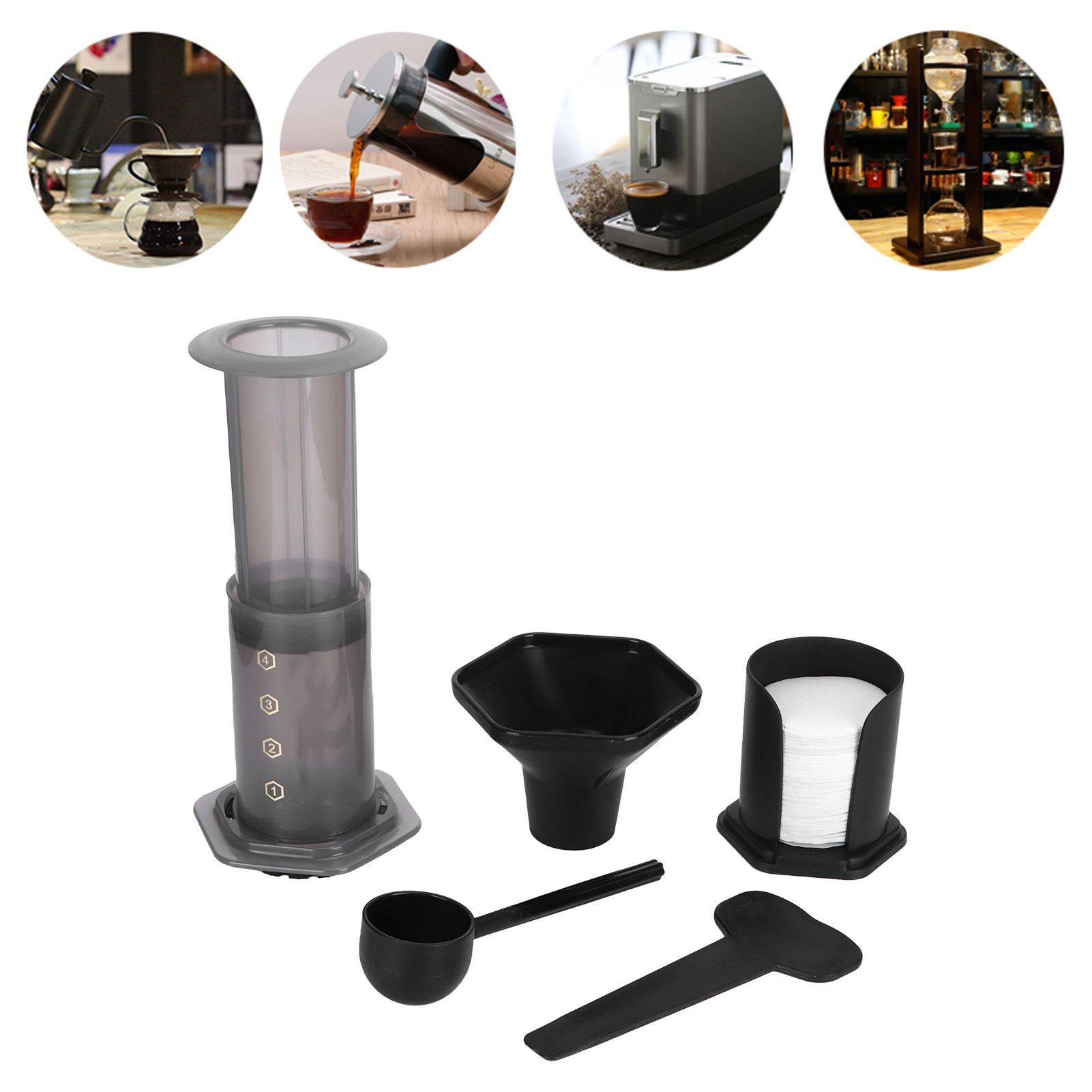 Coffee Press Portable Coffee Maker Household Press Drip Coffee Machine with view 10