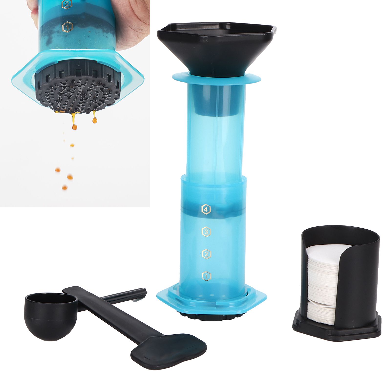Coffee Press Portable Coffee Maker Household Press Drip Coffee Machine with view 9