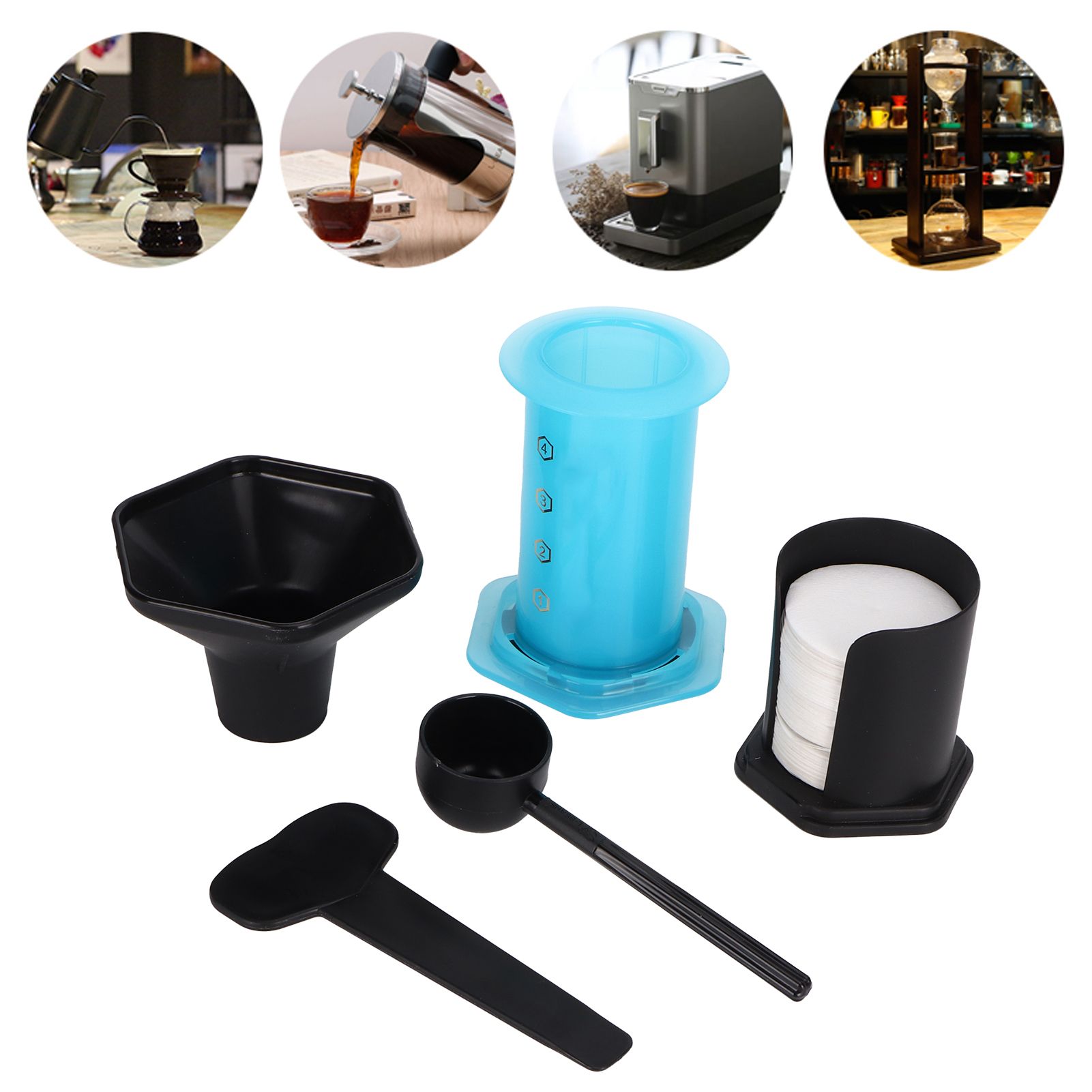Coffee Press Portable Coffee Maker Household Press Drip Coffee Machine with view 10