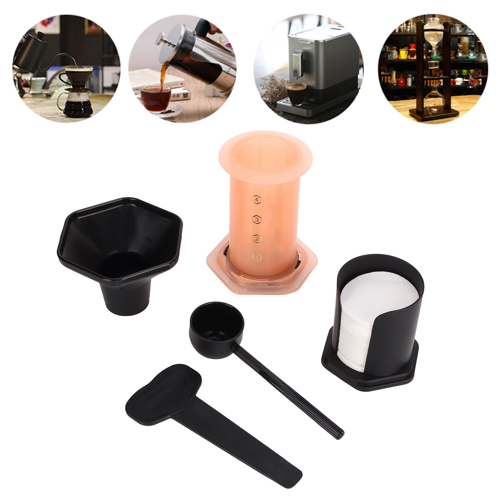 Coffee Press Portable Coffee Maker Household Press Drip Coffee Machine with view 10