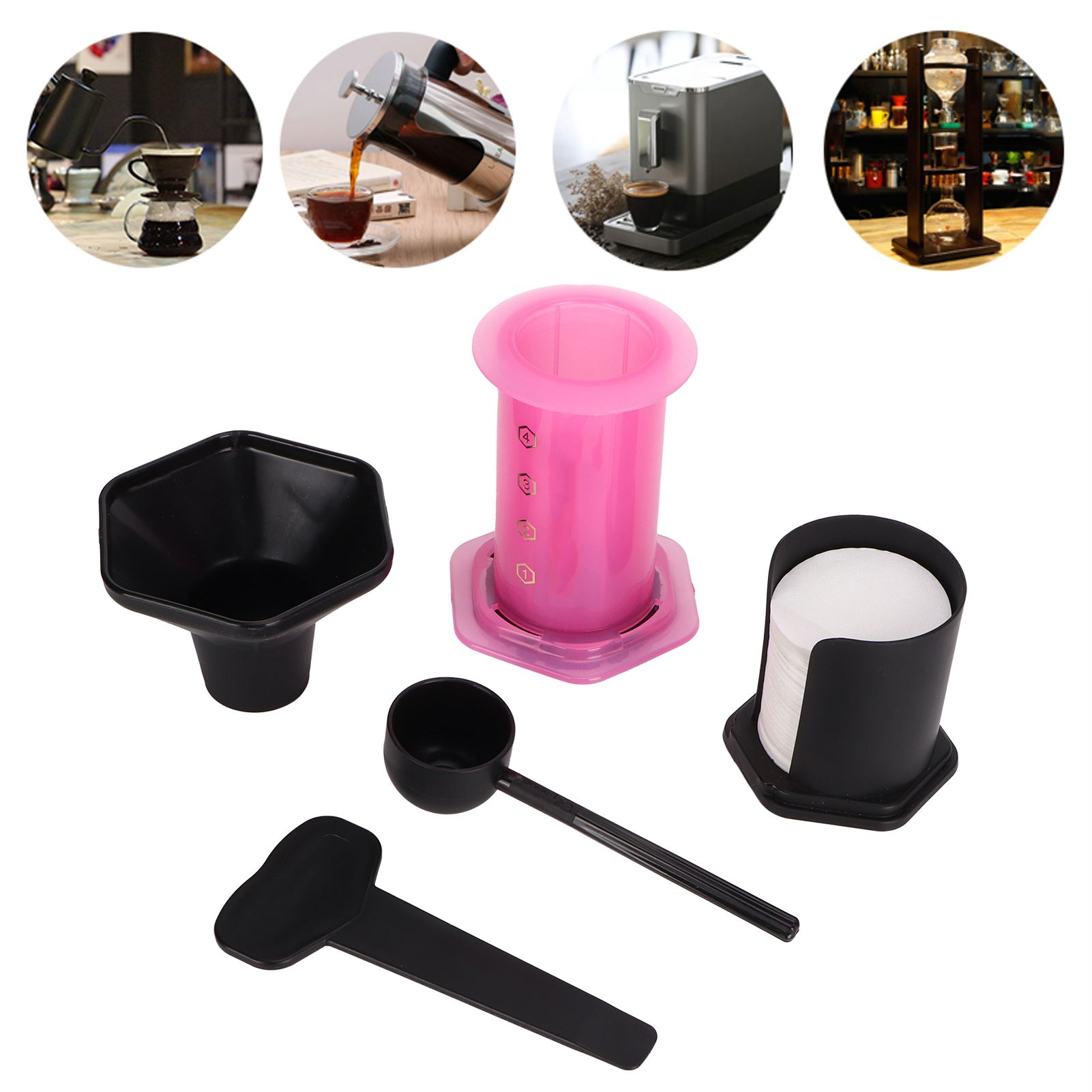 Coffee Press Portable Coffee Maker Household Press Drip Coffee Machine with view 10