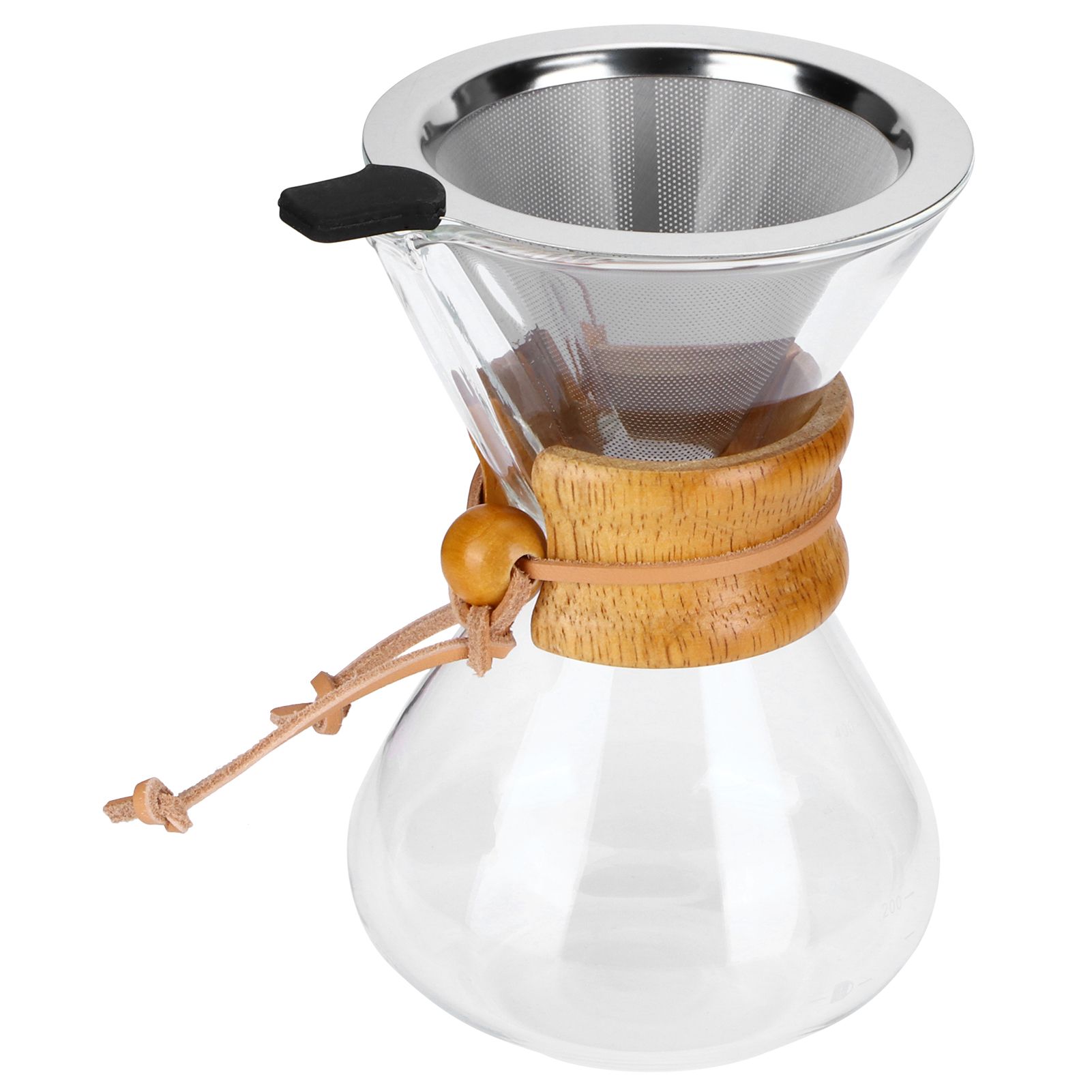 Coffee Maker High Temperature Resistant Glass Coffee Drip Brewing Pot with view 6