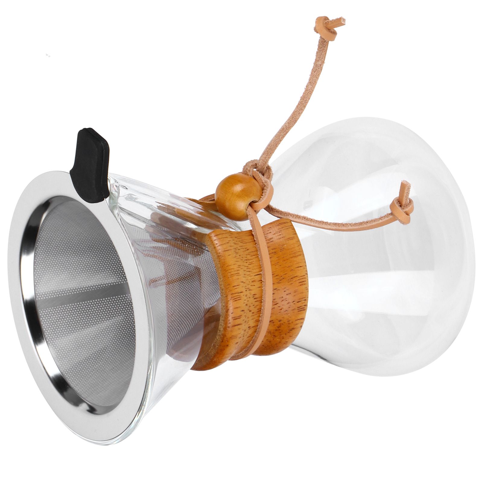 Coffee Maker High Temperature Resistant Glass Coffee Drip Brewing Pot with view 8