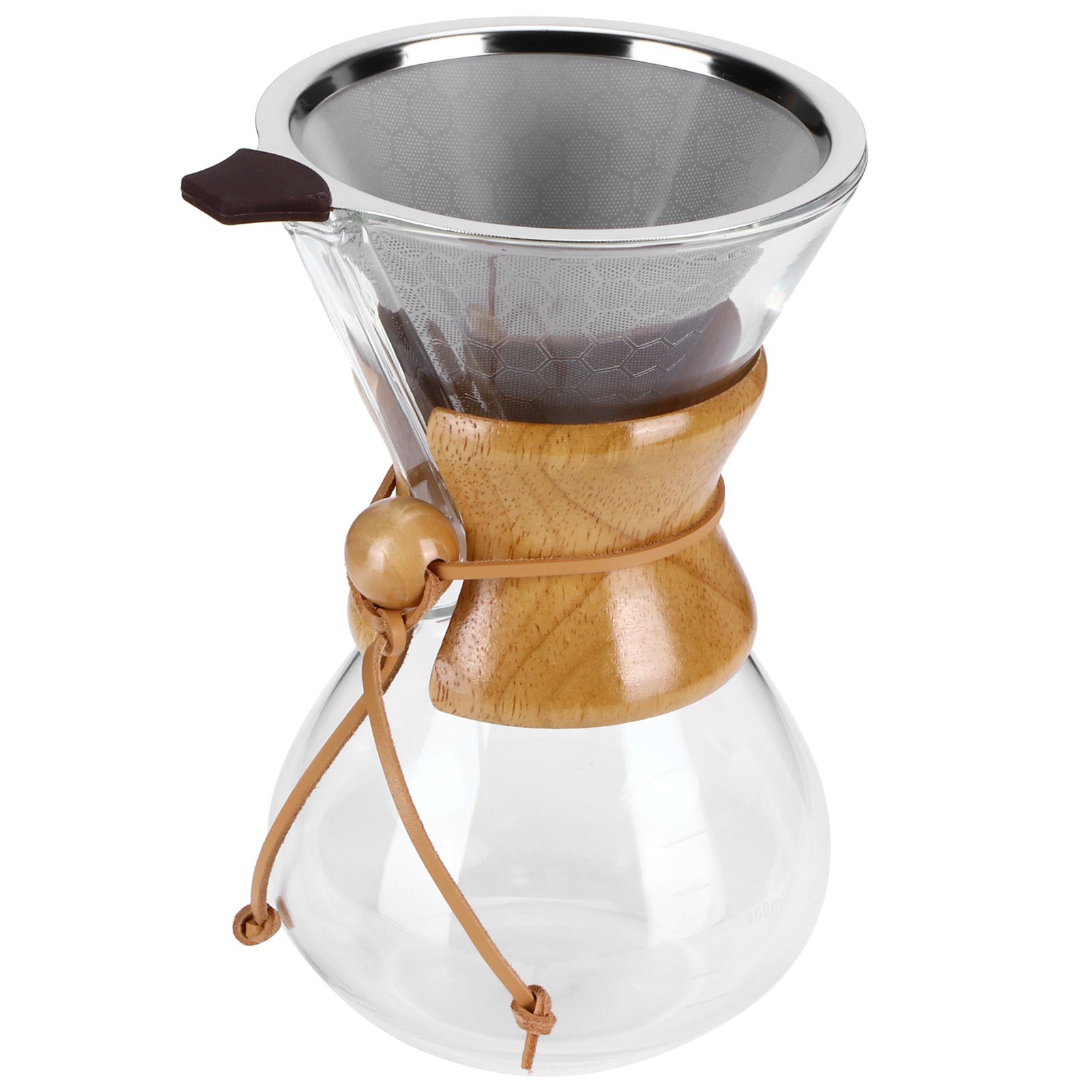 Coffee Maker High Temperature Resistant Glass Coffee Drip Brewing Pot with view 5