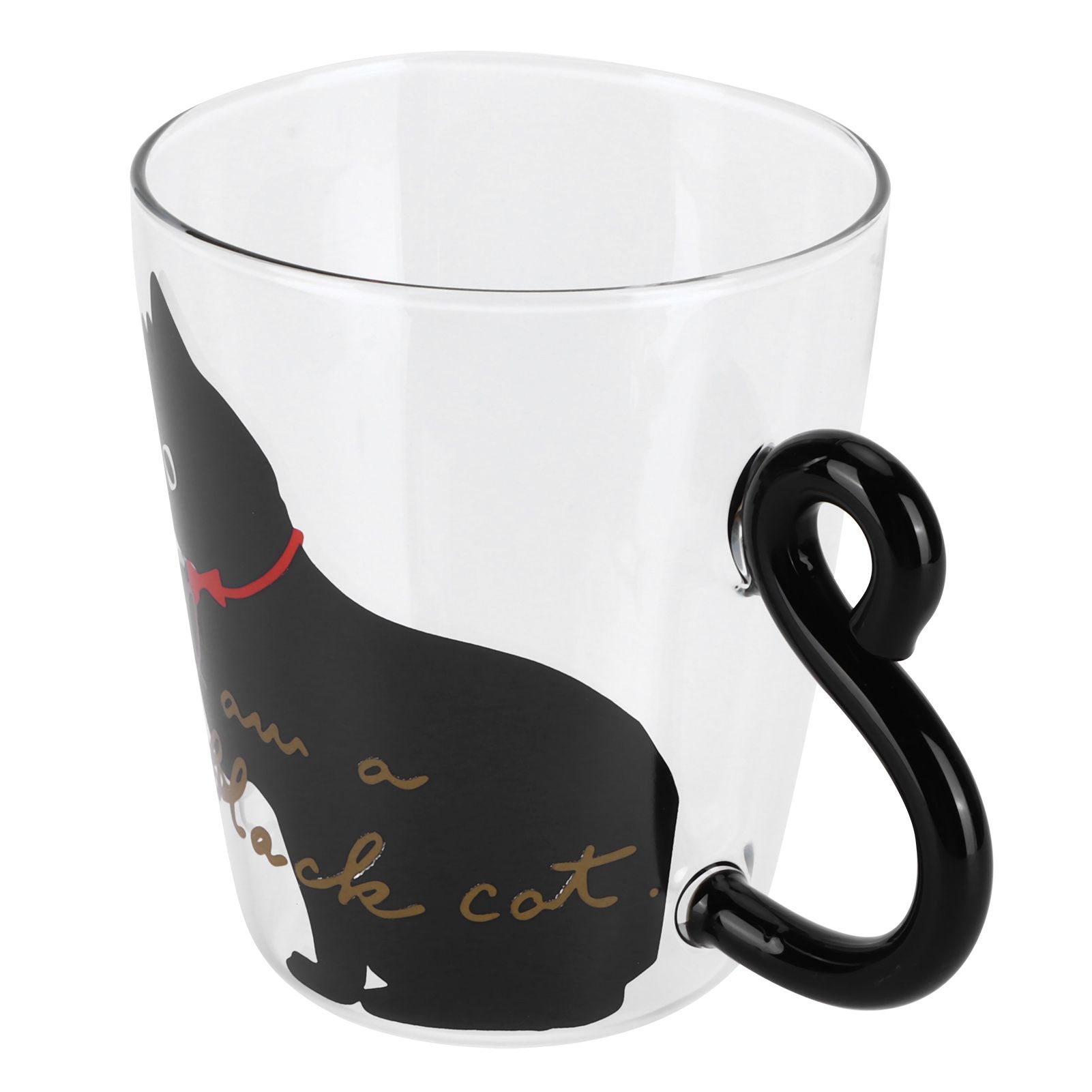Cat Cup Coffee Milk Tea Water Glass Kids Bottle Transparent HeatResistant view 3