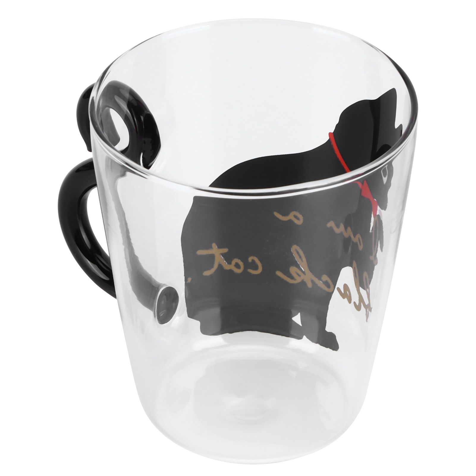 Cat Cup Coffee Milk Tea Water Glass Kids Bottle Transparent HeatResistant view 4