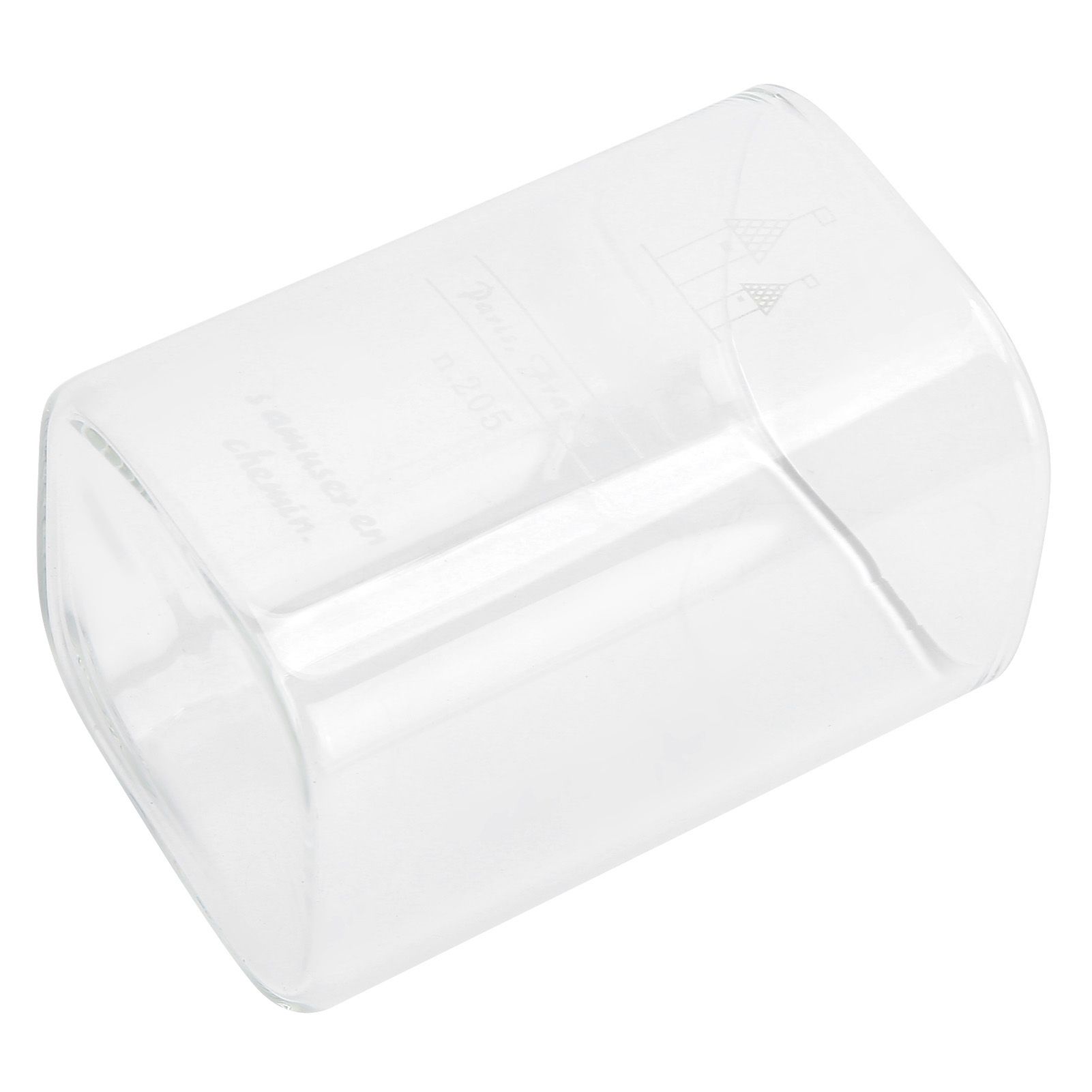 Square Glass Water Cup 240ml HeatResistant Beverage Drinking Mug Kitchen view 6