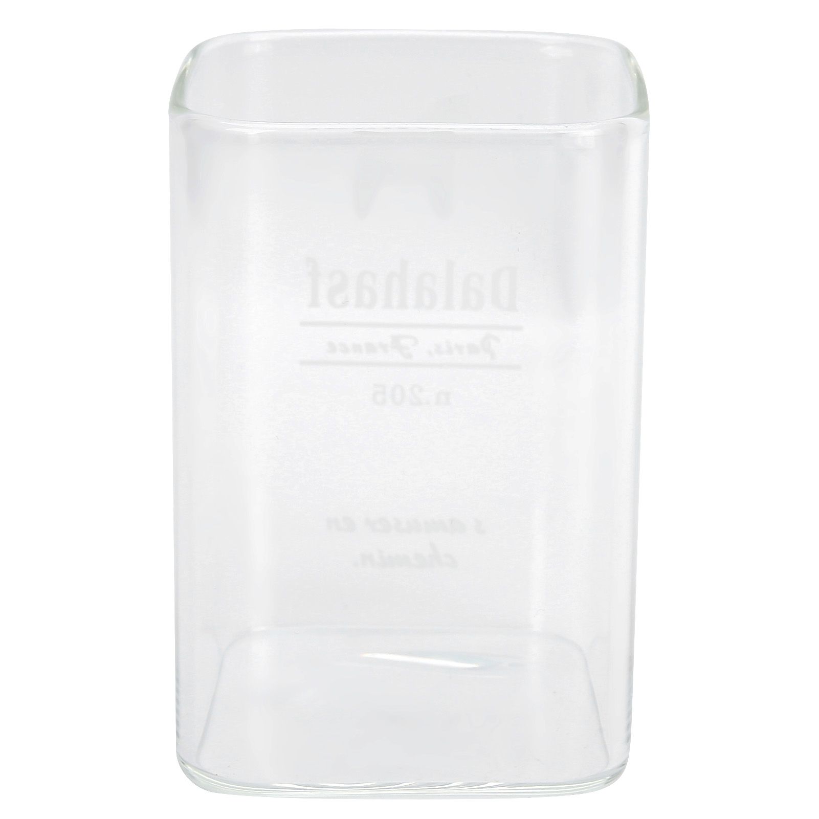Square Glass Water Cup 240ml HeatResistant Beverage Drinking Mug Kitchen view 4