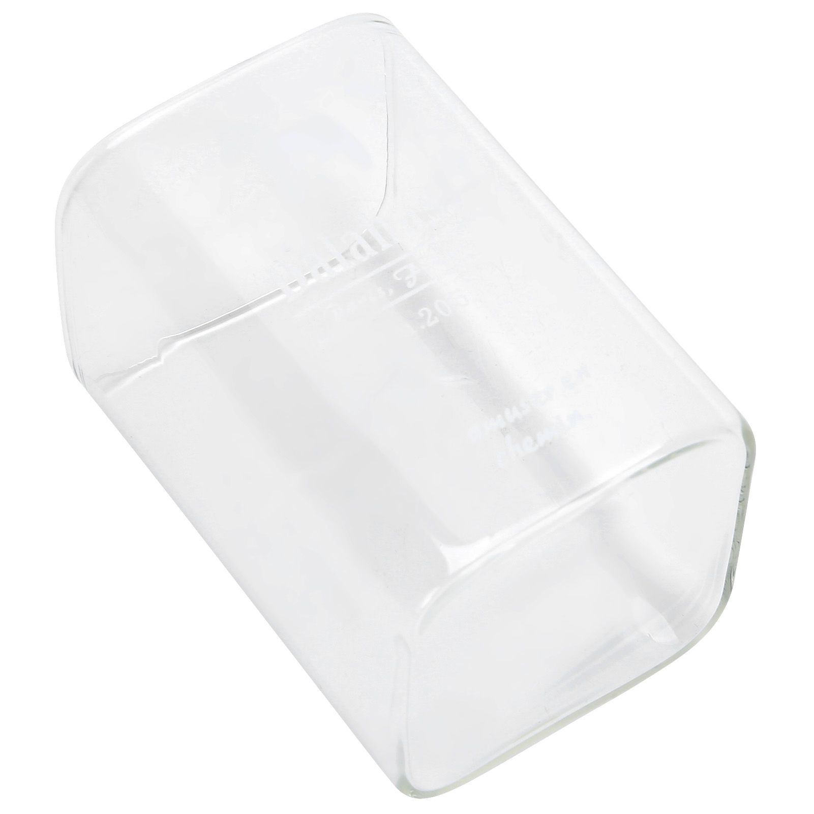 Square Glass Water Cup 240ml HeatResistant Beverage Drinking Mug Kitchen view 5