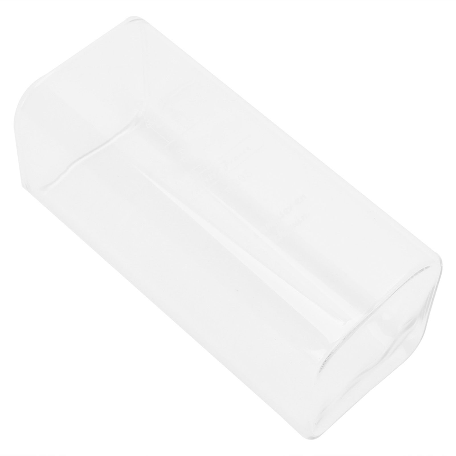400ml Water Cup Square Heat Resistant Glass Mug Beverage Milk Breakfast Cup view 5