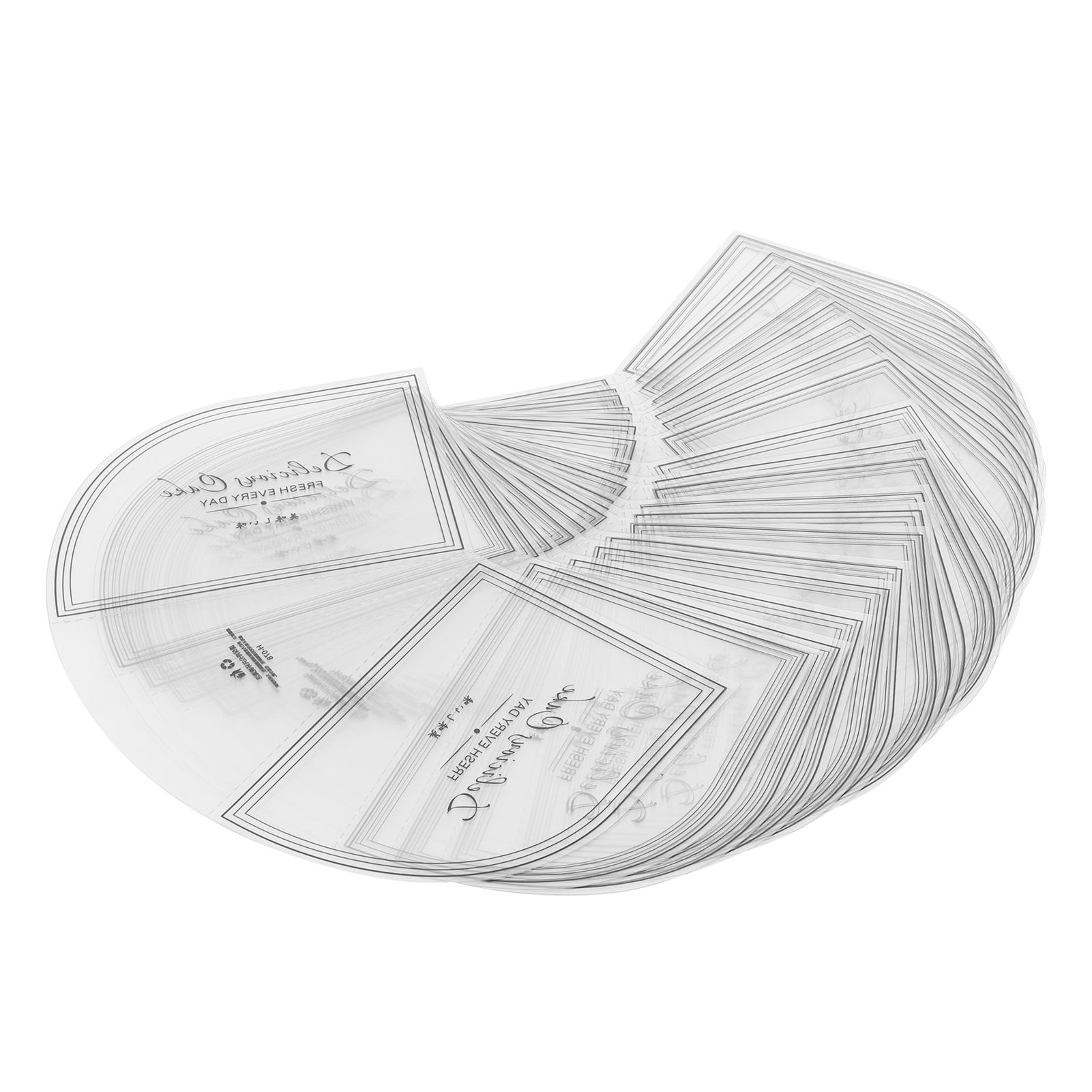 100PCS Triangular Cake Collar Transparent Mousse Surrounding Edge Wrapping view 5