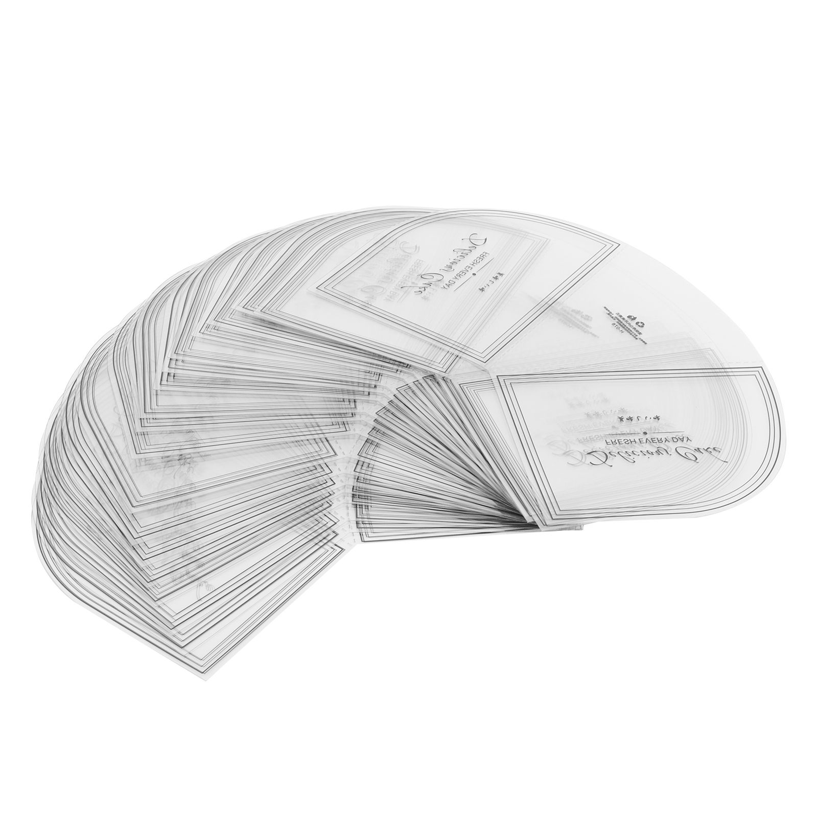 100PCS Triangular Cake Collar Transparent Mousse Surrounding Edge Wrapping view 8