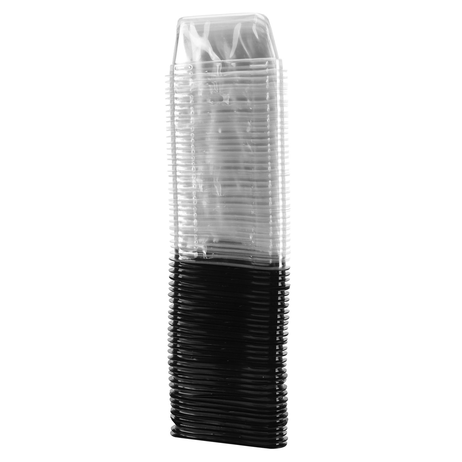 100Pcs Plastic Packing Box Triangular Cake Box Container for Pastry Bakery view 2