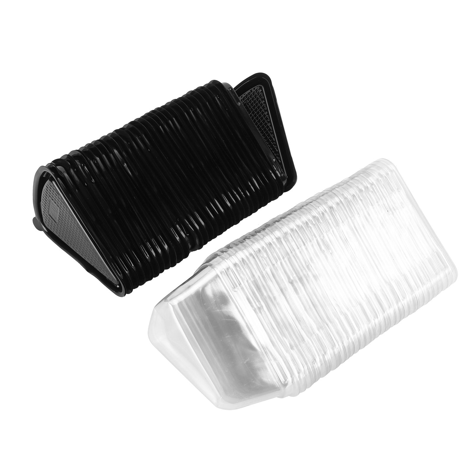 100Pcs Plastic Packing Box Triangular Cake Box Container for Pastry Bakery view 3