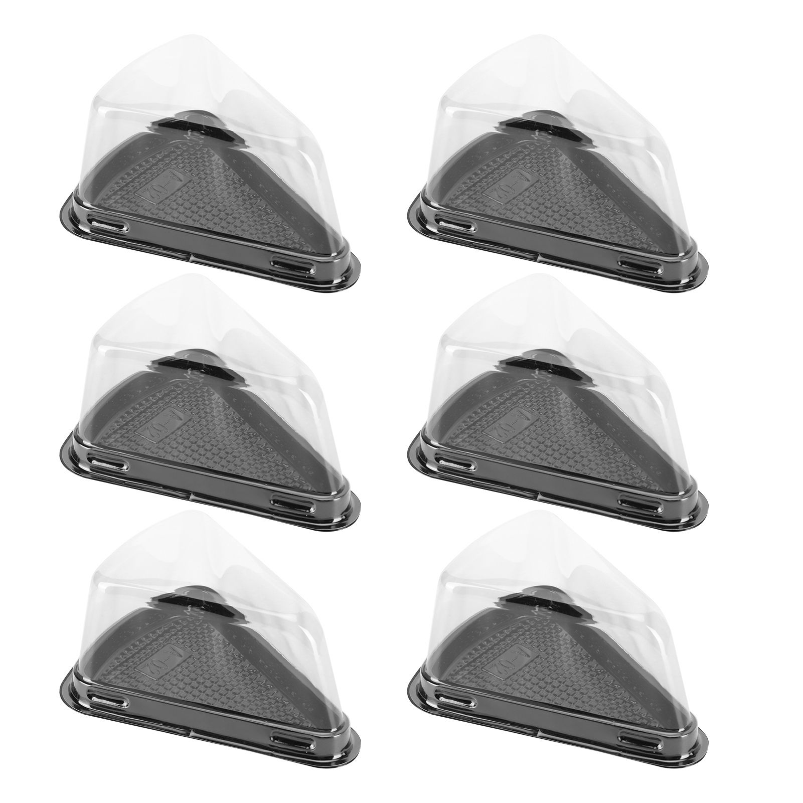 100Pcs Plastic Packing Box Triangular Cake Box Container for Pastry Bakery view 7