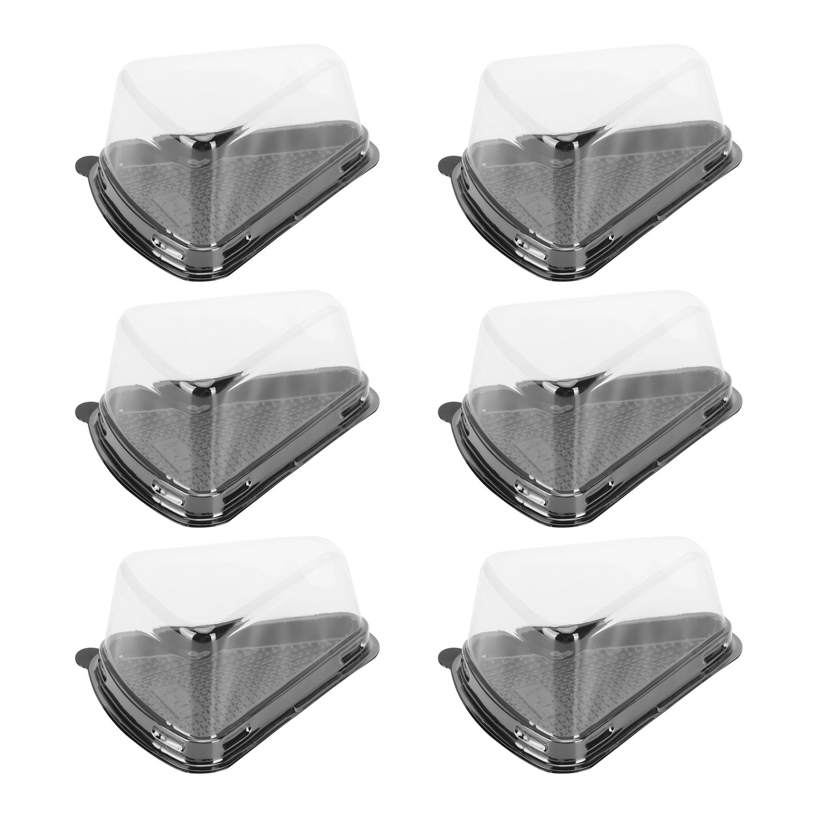 100Pcs Plastic Packing Box Triangular Cake Box Container for Pastry Bakery view 8