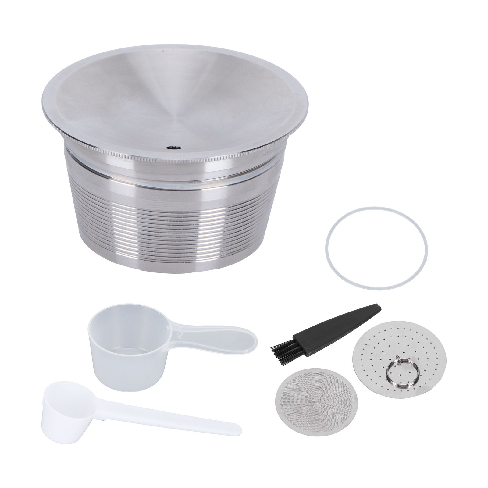 Coffee Capsule Set Stainless Steel Reusable Refillable Capsule for Dolce Gusto view 2
