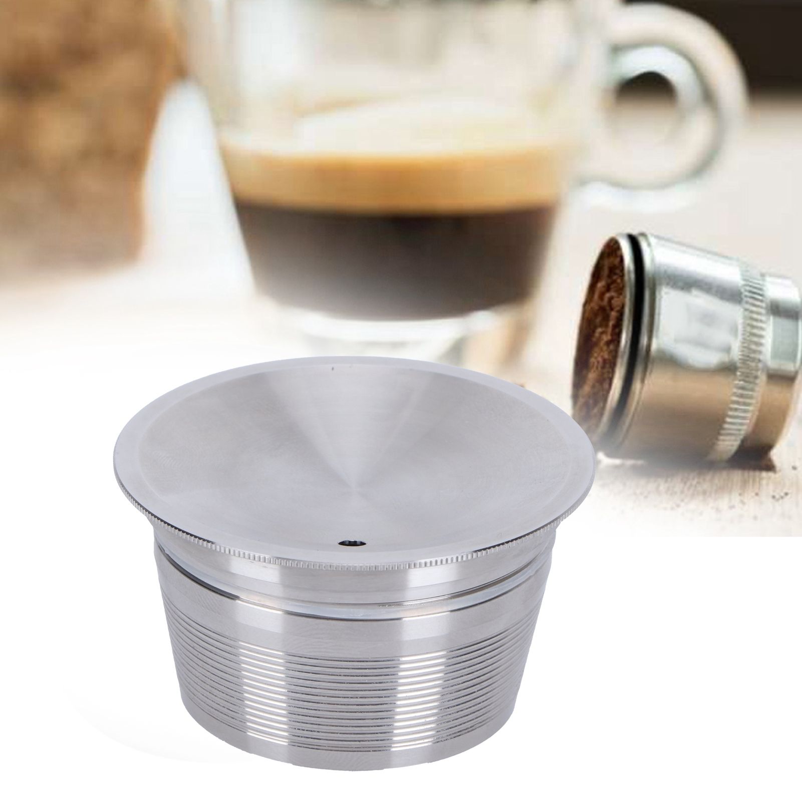 Coffee Capsule Set Stainless Steel Reusable Refillable Capsule for Dolce Gusto view 9