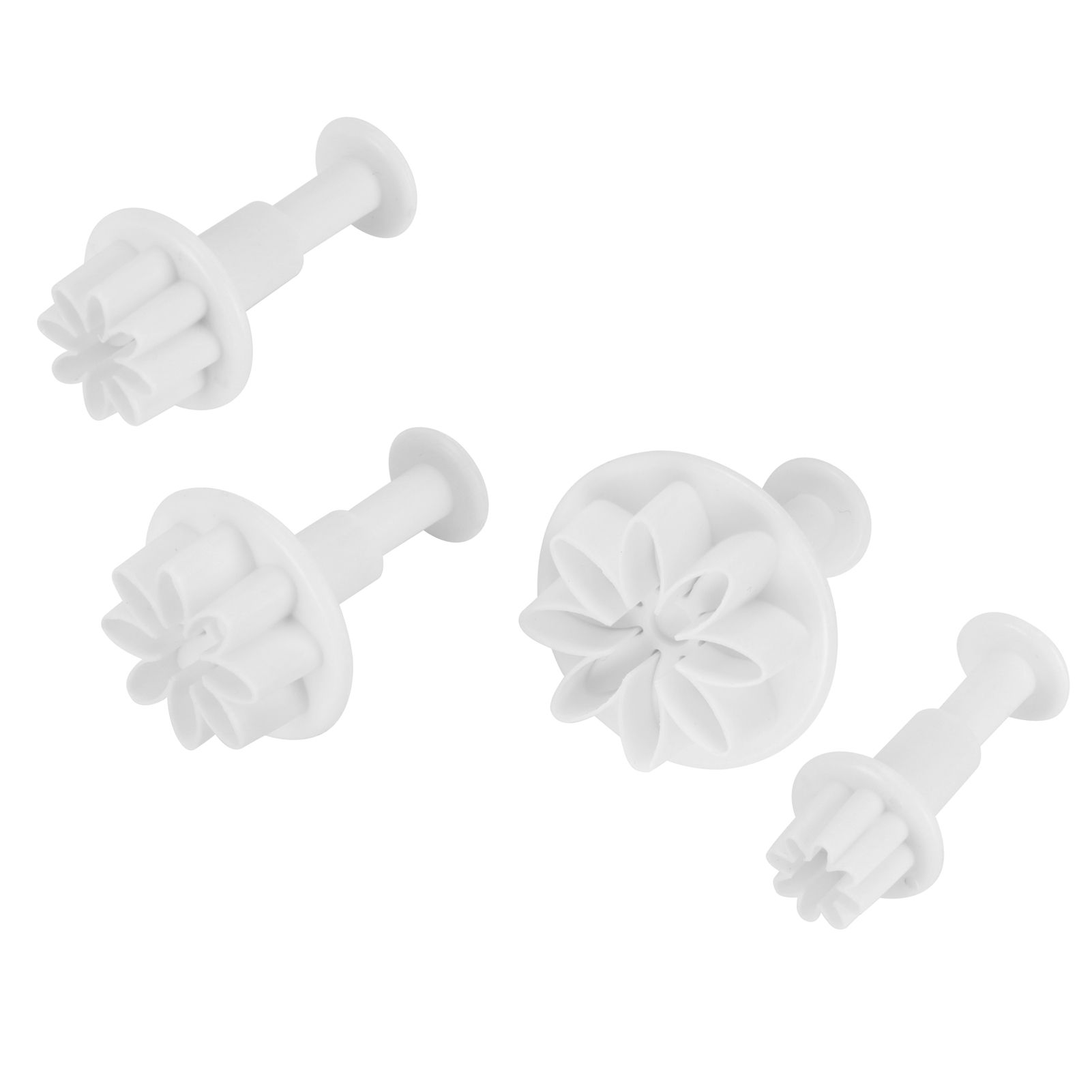 4Pcs Cake Decorating Molds Flower Pattern Fondant Cutter Mold DIY Baking Utensils view 6