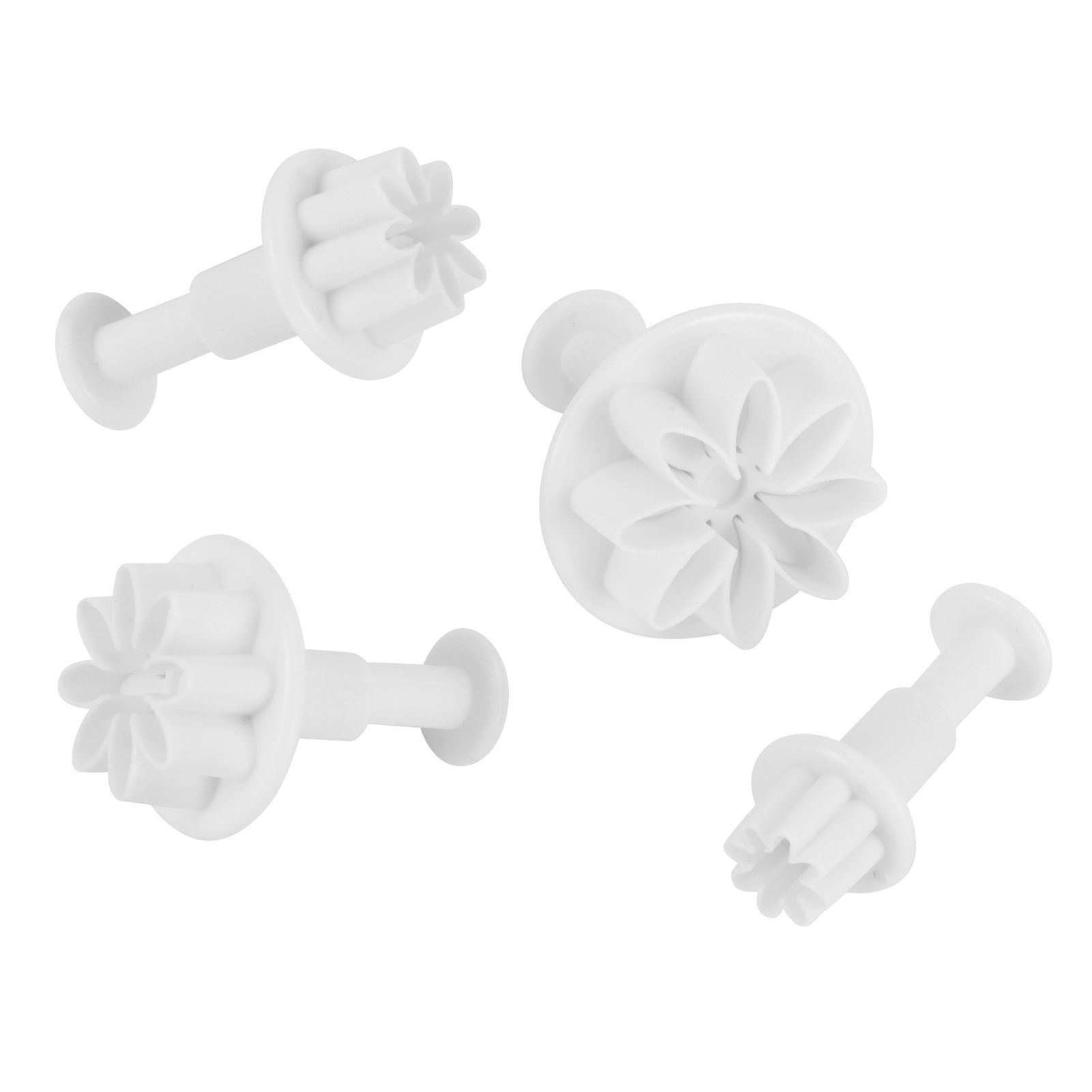 4Pcs Cake Decorating Molds Flower Pattern Fondant Cutter Mold DIY Baking Utensils view 8