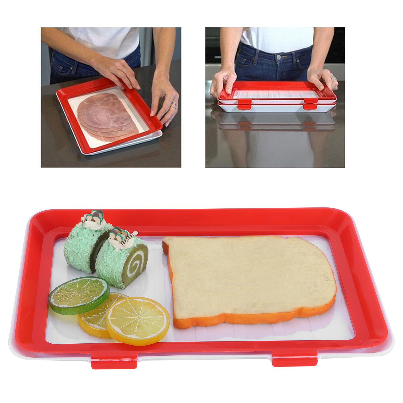 Food Preservation Tray Food Keeping Storage Container Kitchen Supplies for view 9