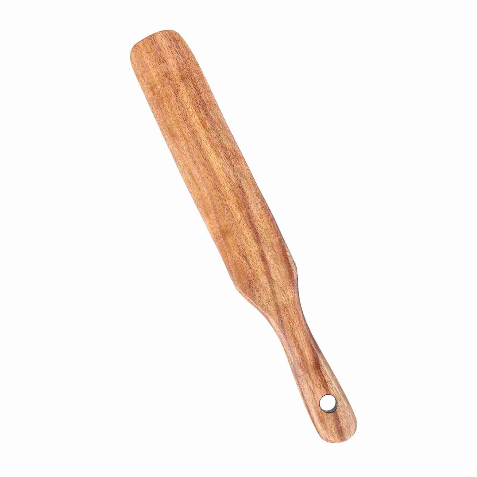 Teak Cream Spatula NonStick Wooden Cooking Spatula for Household Kitchen Utensil