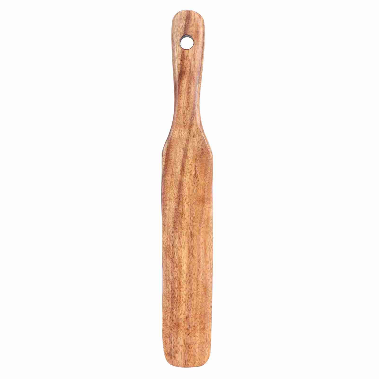 Teak Cream Spatula NonStick Wooden Cooking Spatula for Household Kitchen Utensil view 2