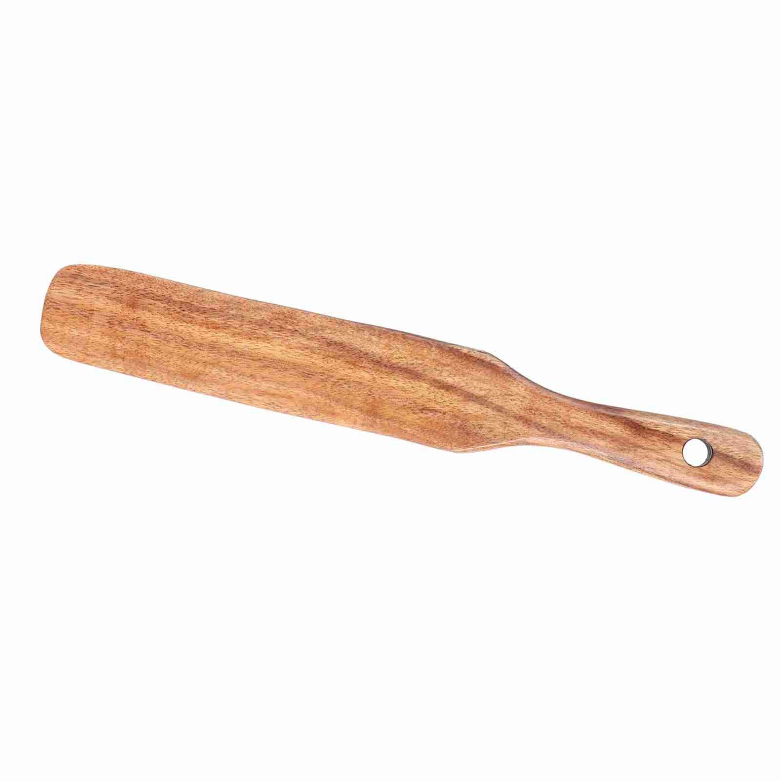 Teak Cream Spatula NonStick Wooden Cooking Spatula for Household Kitchen Utensil view 4