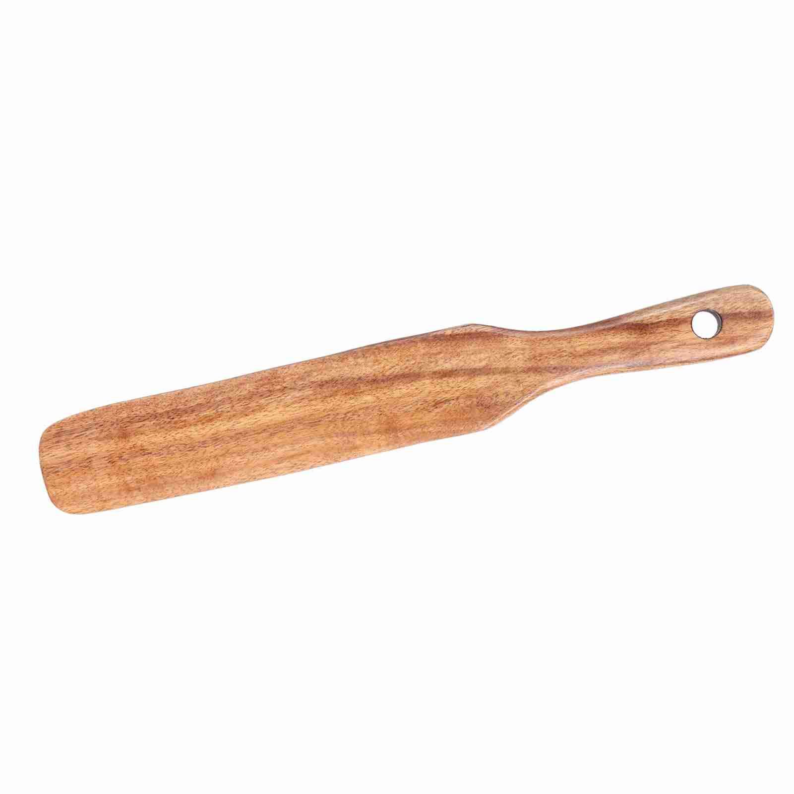 Teak Cream Spatula NonStick Wooden Cooking Spatula for Household Kitchen Utensil view 5