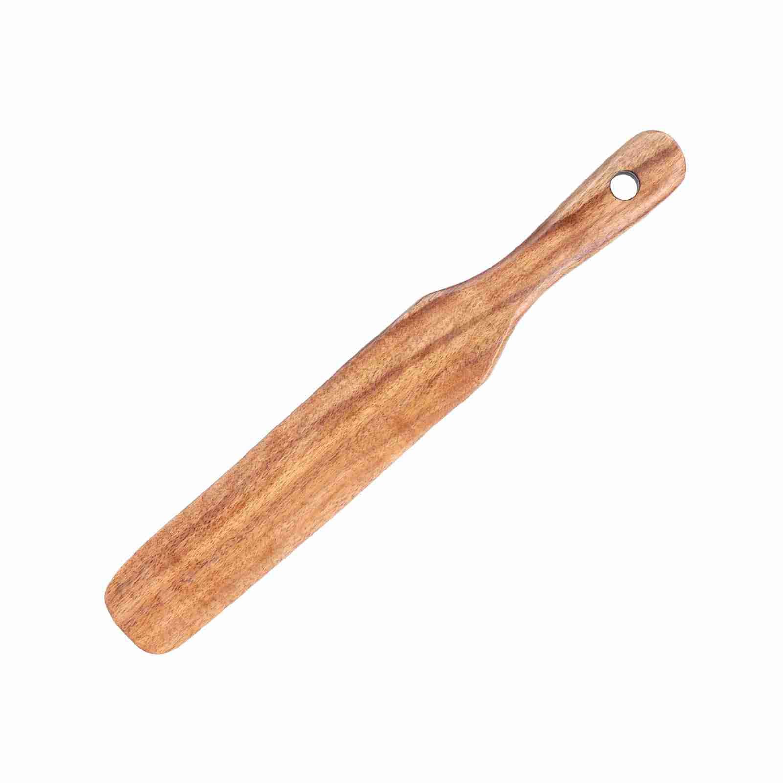 Teak Cream Spatula NonStick Wooden Cooking Spatula for Household Kitchen Utensil view 6