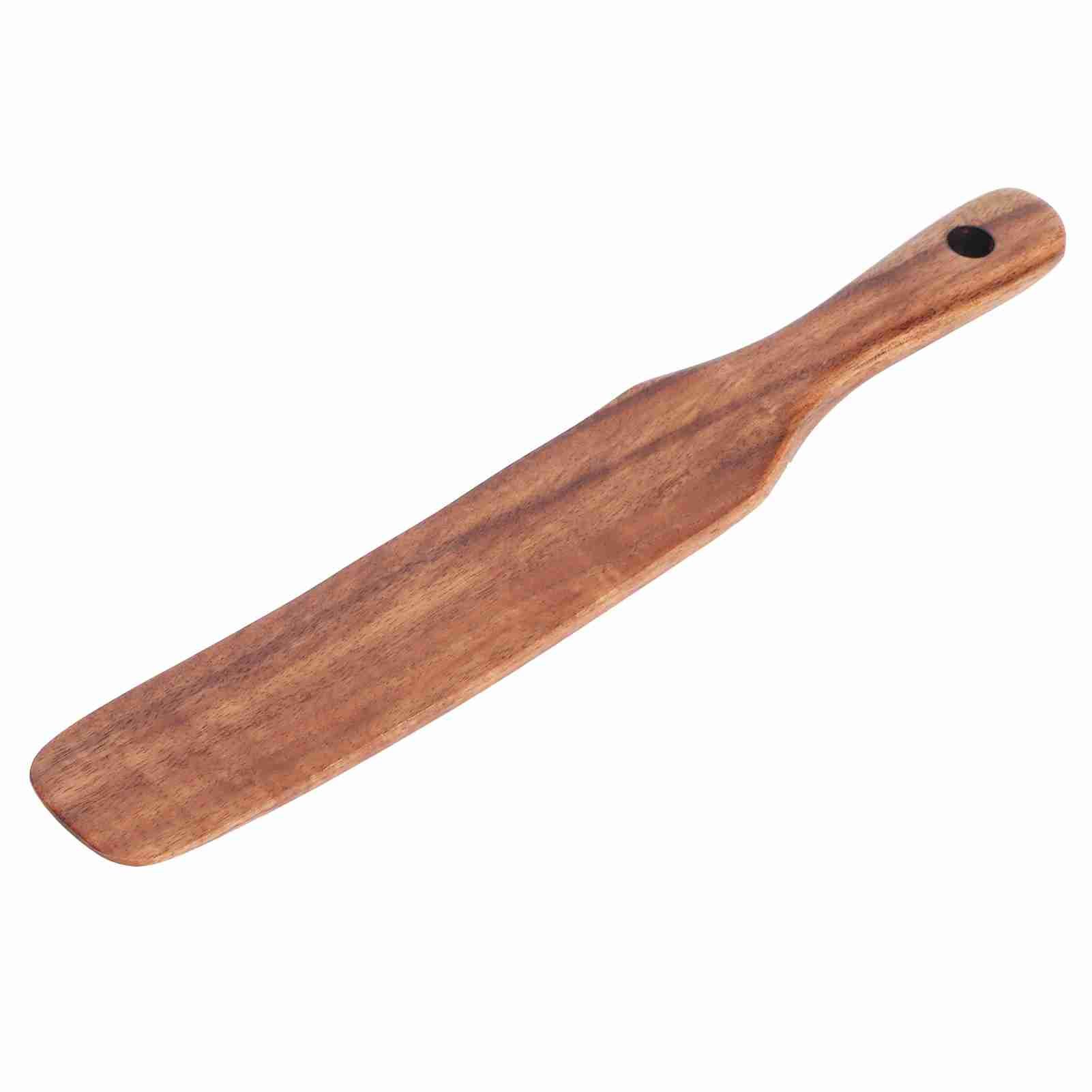 Teak Cream Spatula NonStick Wooden Cooking Spatula for Household Kitchen Utensil view 7