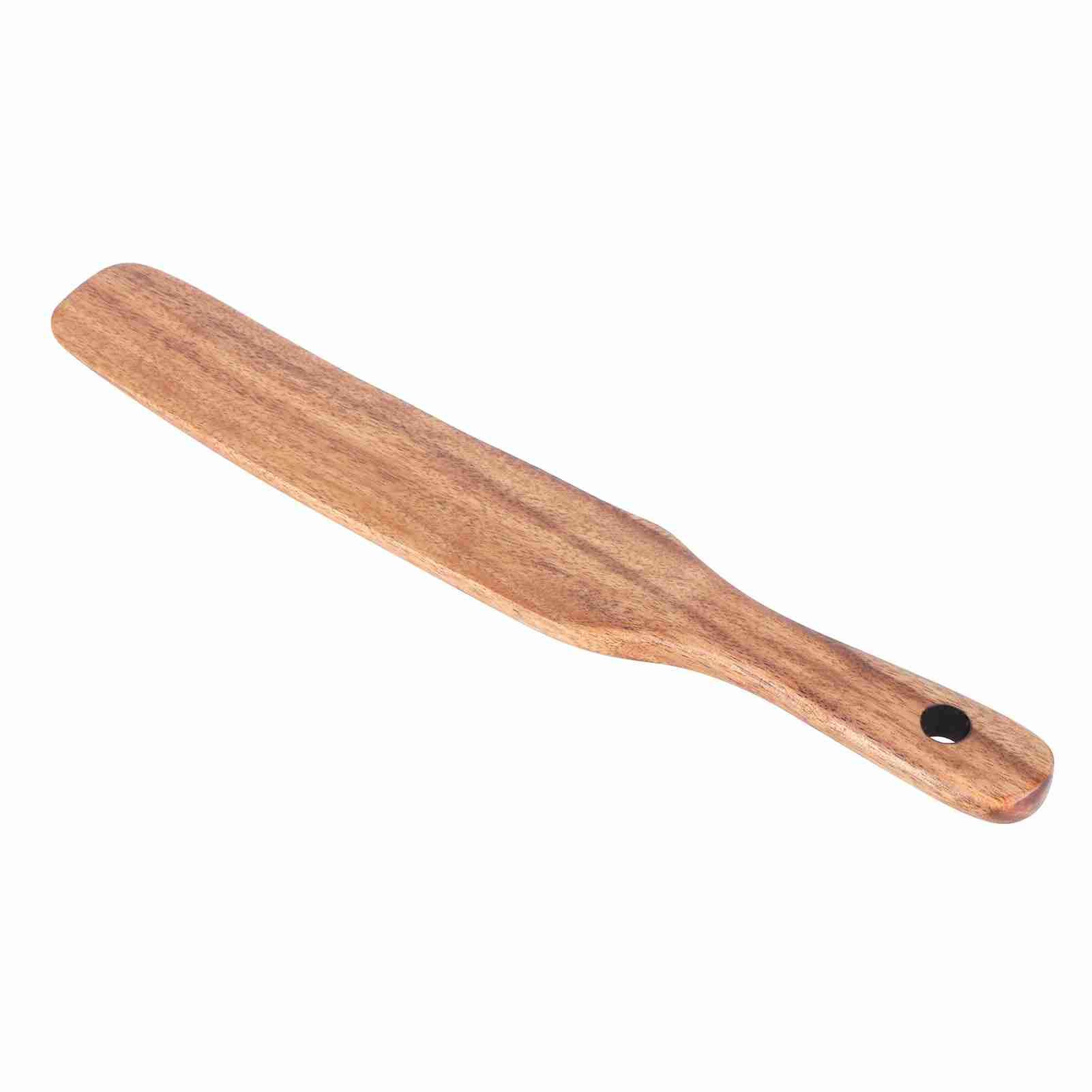 Teak Cream Spatula NonStick Wooden Cooking Spatula for Household Kitchen Utensil view 8