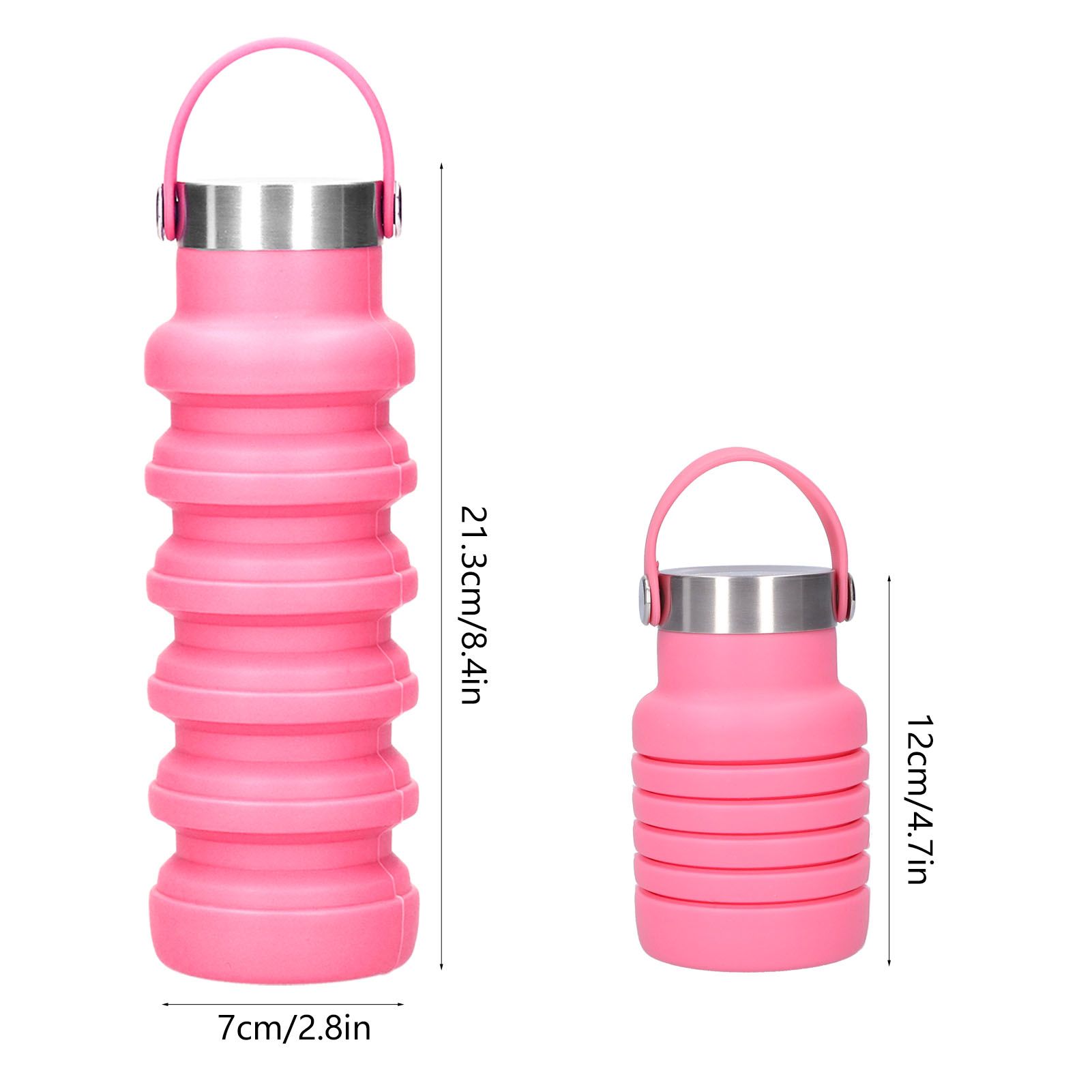 500ml Collapsible Water Bottle Foldable Cup Portable Outdoor Travel Sports Bottle view 10