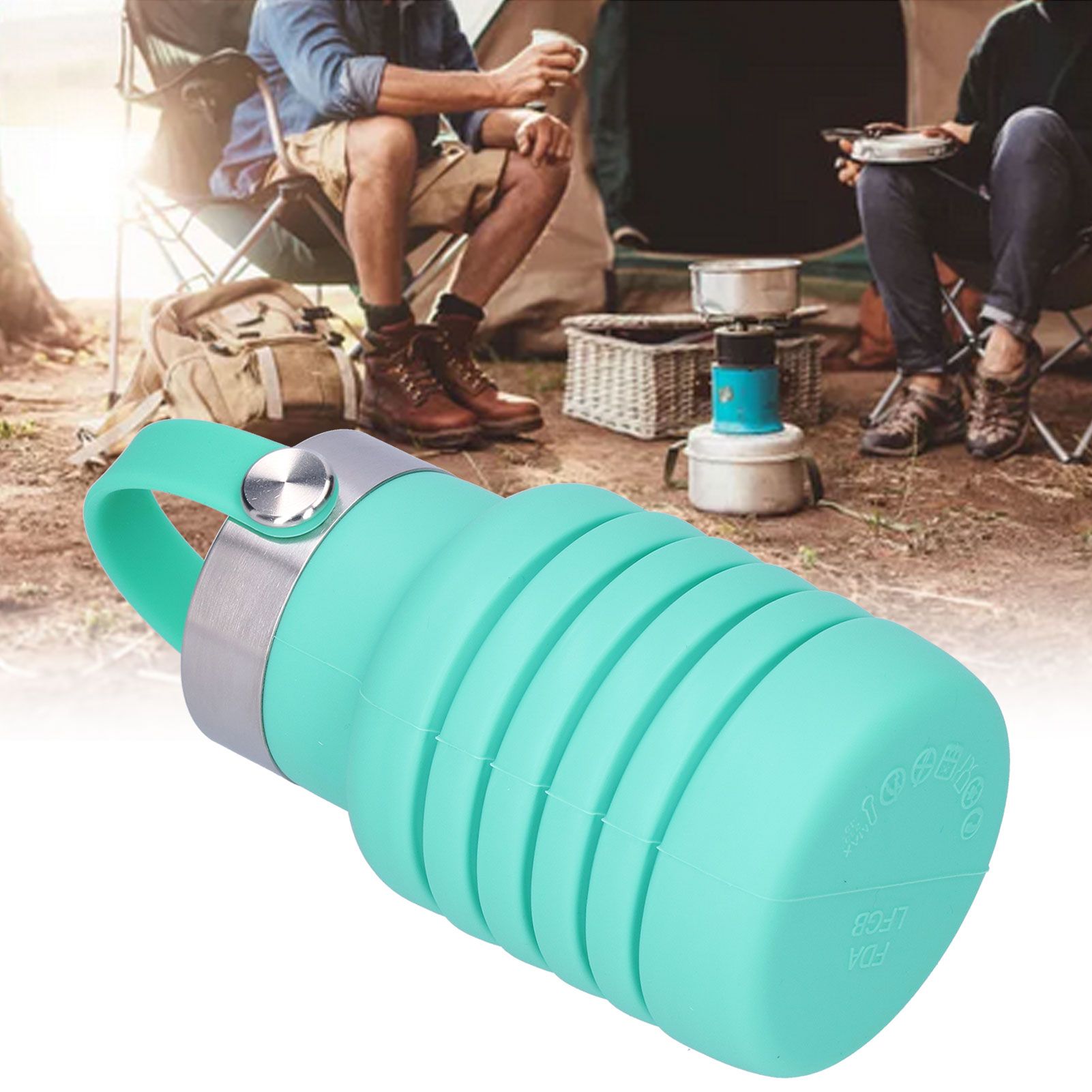 500ml Collapsible Water Bottle Foldable Cup Portable Outdoor Travel Sports Bottle view 10