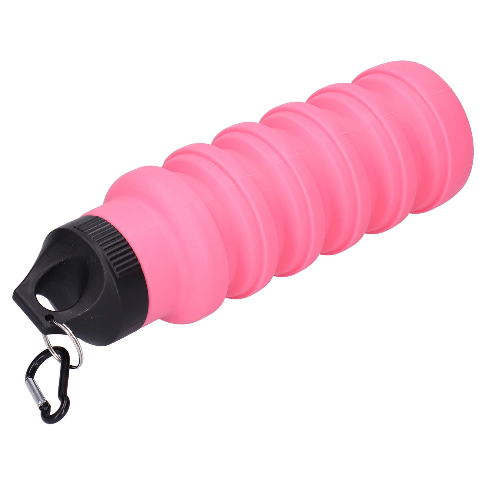 500ml Collapsible Water Bottle Silicone Foldable Water Bottle with Plastic Cap view 7
