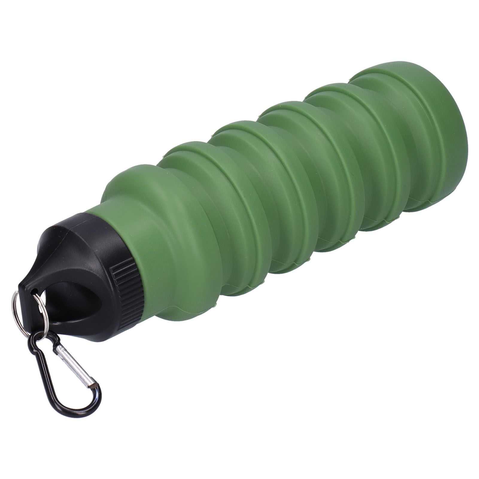 500ml Collapsible Water Bottle Silicone Foldable Water Bottle with Plastic Cap view 7