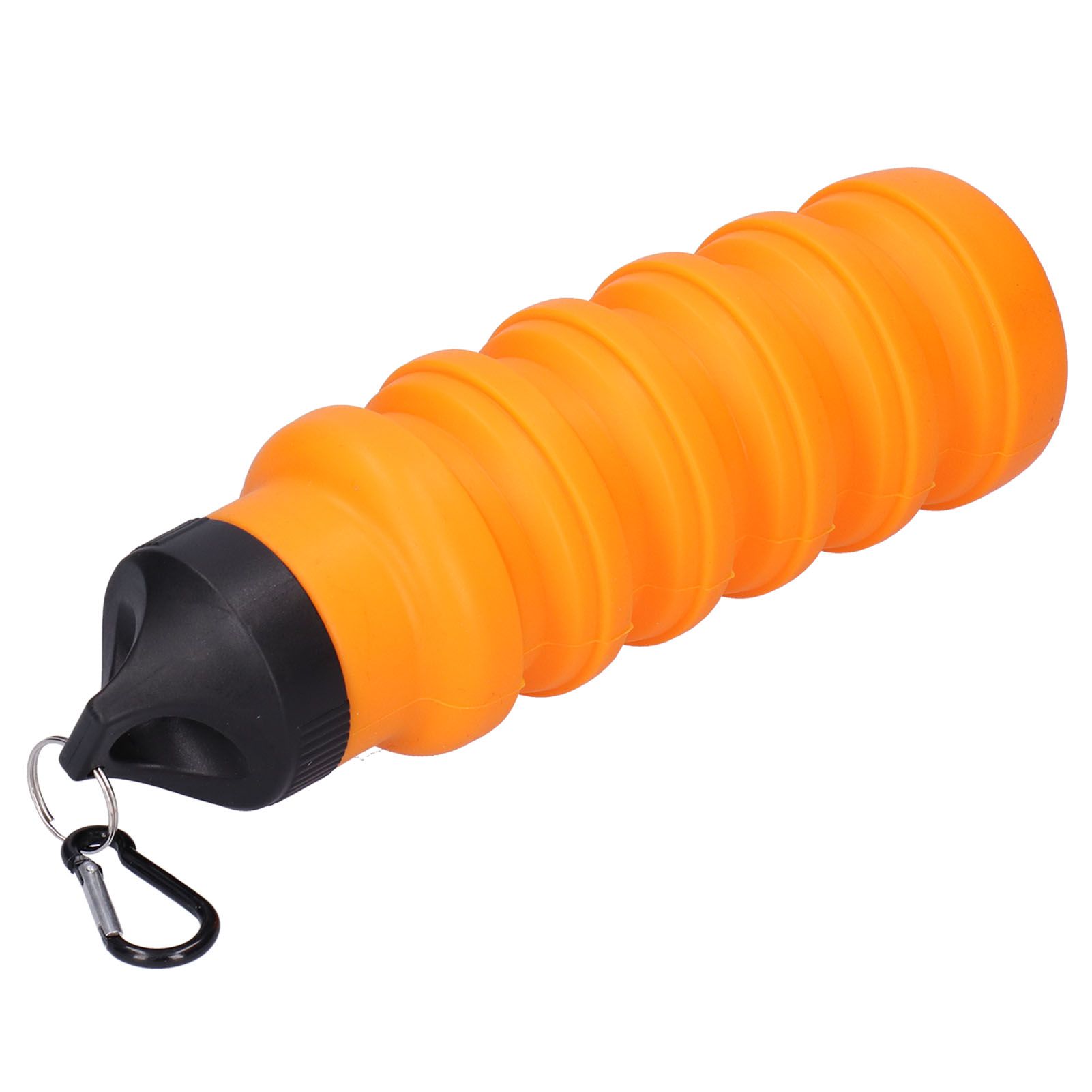 500ml Collapsible Water Bottle Silicone Foldable Water Bottle with Plastic Cap view 6