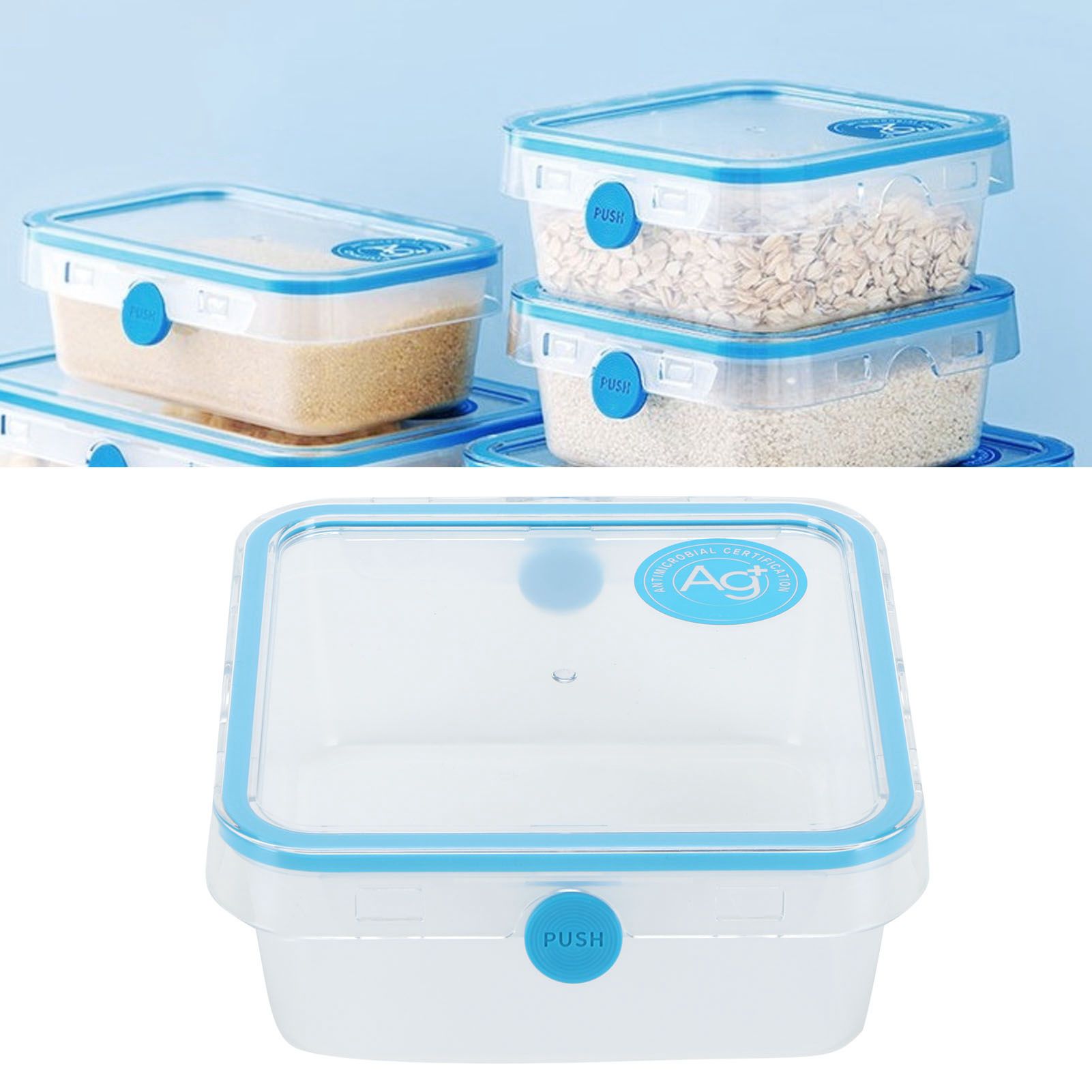 Kitchen Transparent Storage Box Food Storage Organizer Preservation Box for view 10