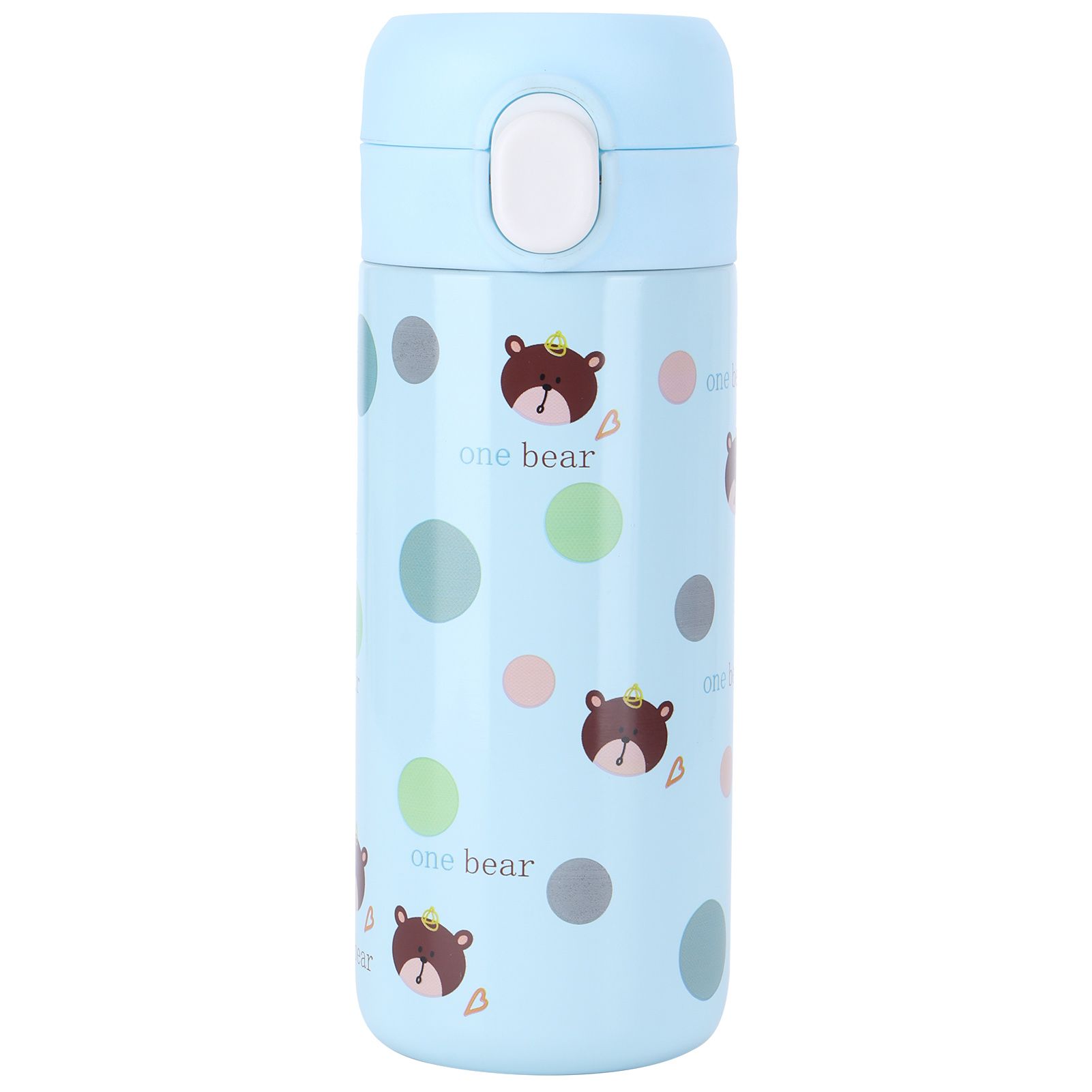 Cartoon Animal Water Cup 304 Stainless Steel Originality Bounce Button Mug for view 2