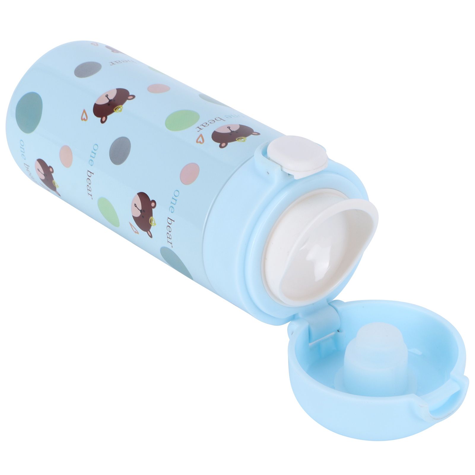 Cartoon Animal Water Cup 304 Stainless Steel Originality Bounce Button Mug for view 4