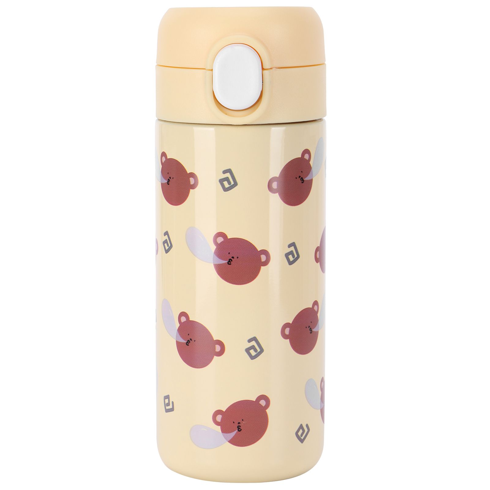Cartoon Animal Water Cup 304 Stainless Steel Originality Bounce Button Mug for view 2